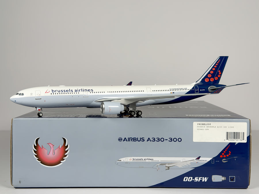Brussels Airlines Airbus A330-300 1:200 Phoenix OO-SFW (PH2BEL208)