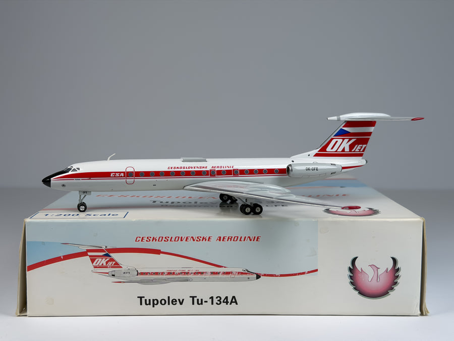 Czechoslovak Airlines Tupolev TU-134A 1:200 Phoenix OK-CFE (PH2CSA028)