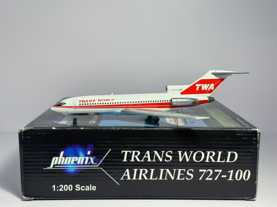 Trans World Airlines (TWA) Boeing 727-100 1:200 Phoenix N839TW (PH2TWA002)