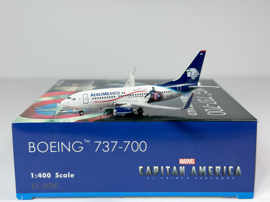 Aeromexico Boeing 737-700 1:400 Phoenix Models EI-DRE (PH404040)