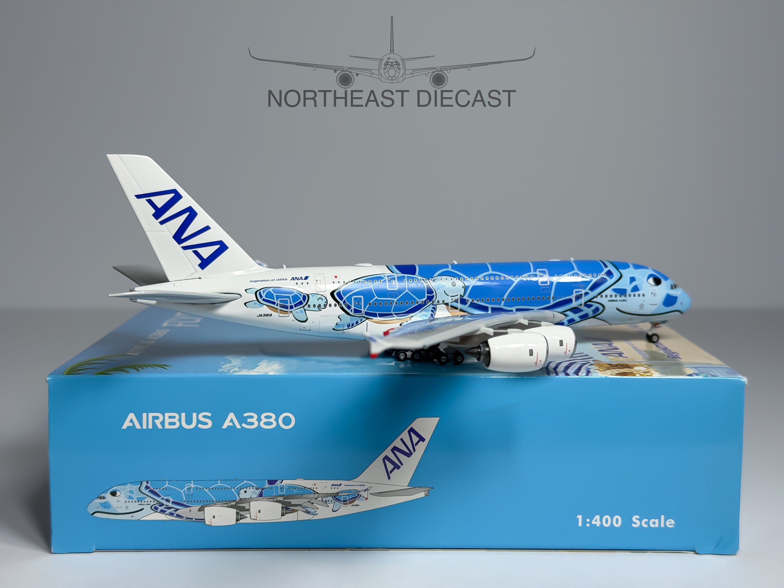 ANA All Nippon Airways Airbus A380-800 1:400 Phoenix JA381A (PH404386)
