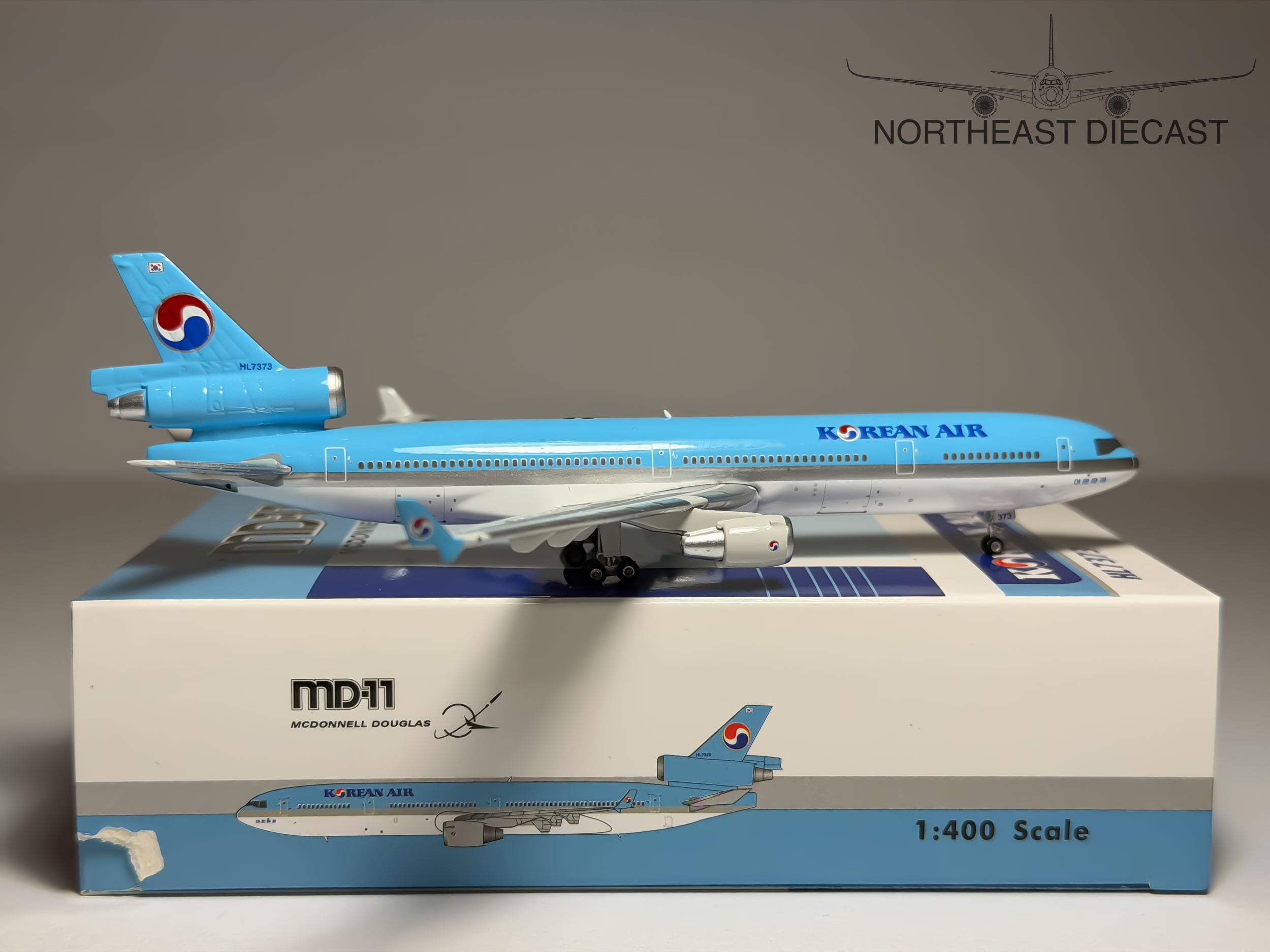 Korean Air McDonnell Douglas MD-11 1:400 Phoenix HL7373 (PH404591)