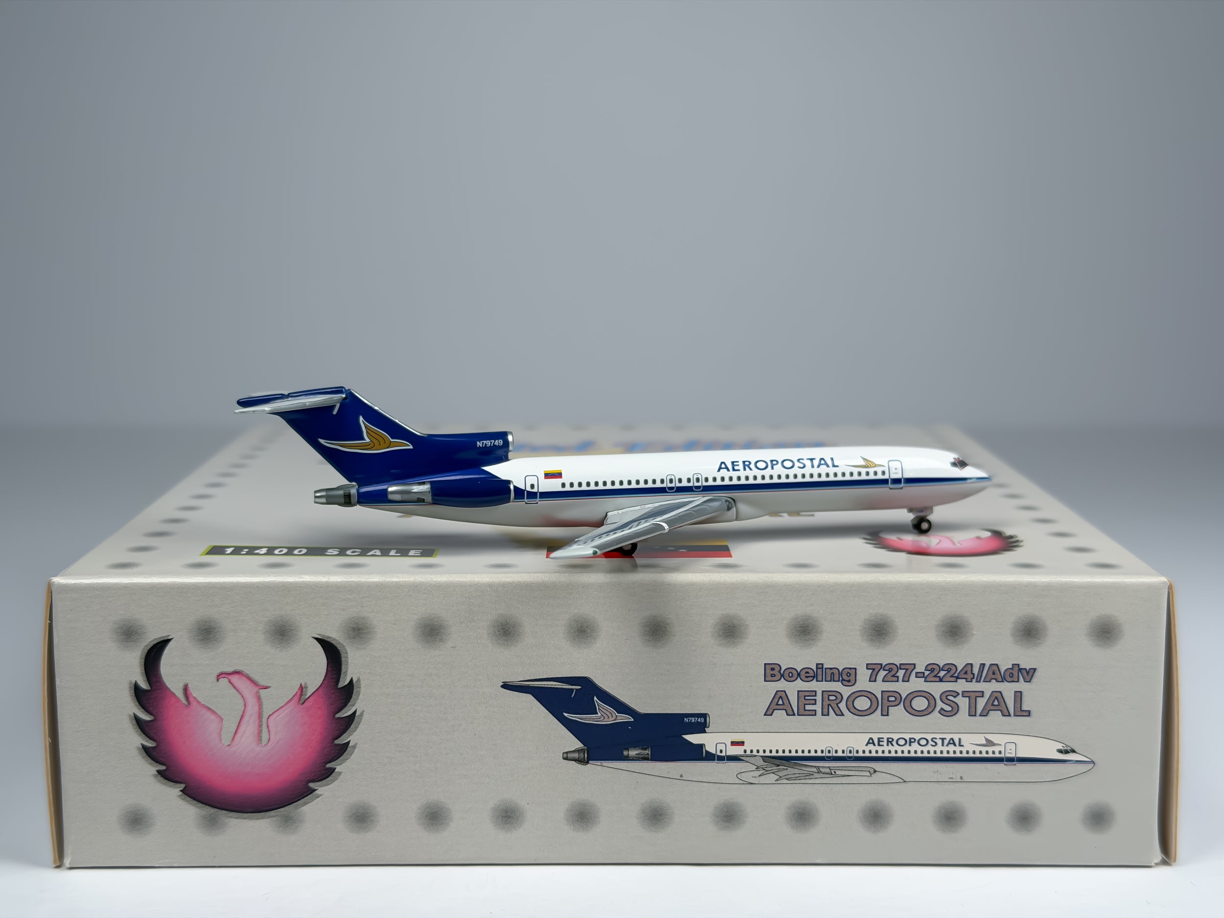 Aeropostal Boeing 727-200 1:400 Phoenix N79749 (PH410007)