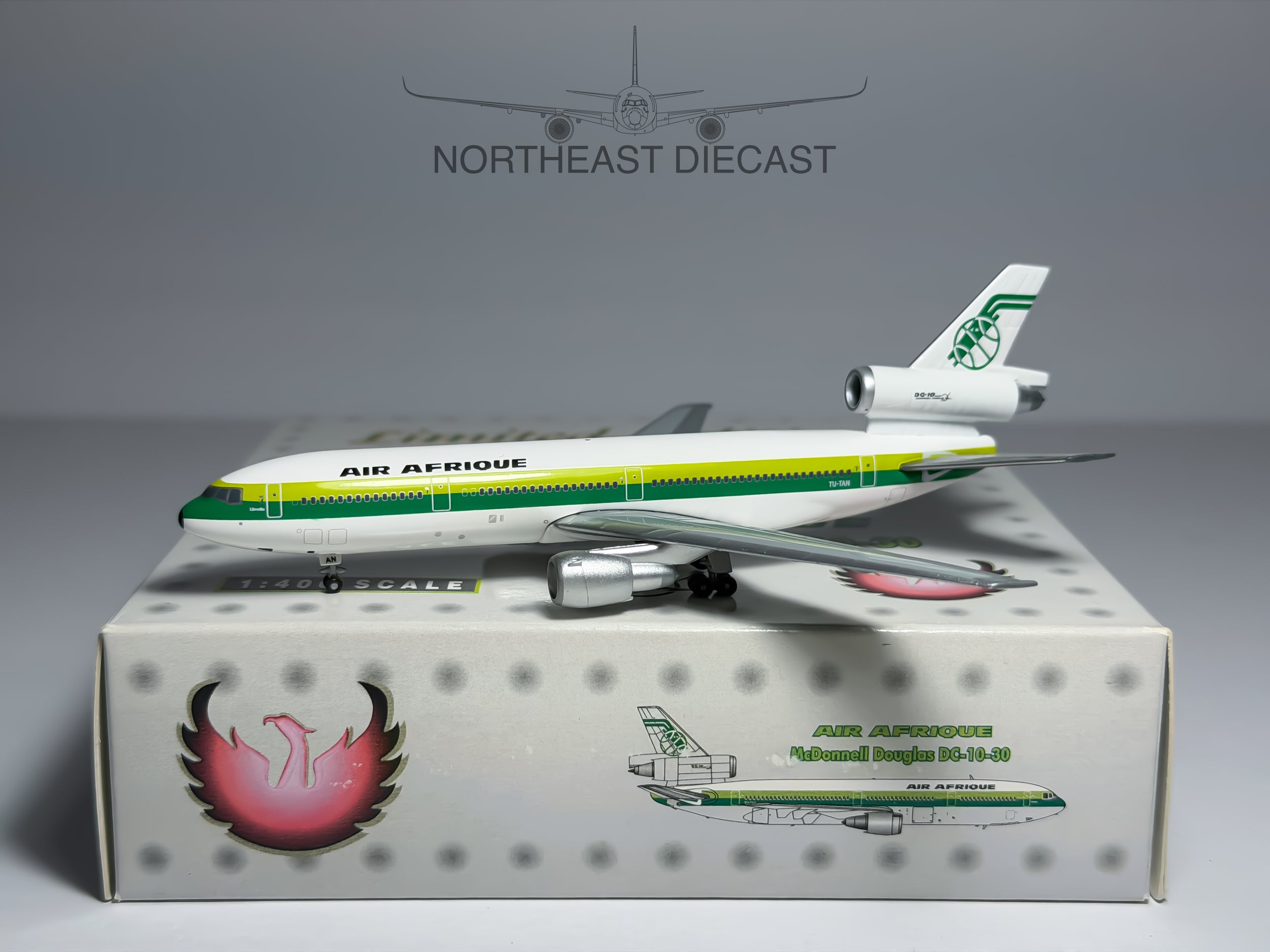 Air Afrique McDonnell Douglas DC-10-30 1:400 Phoenix TU-TAN (PH410014)