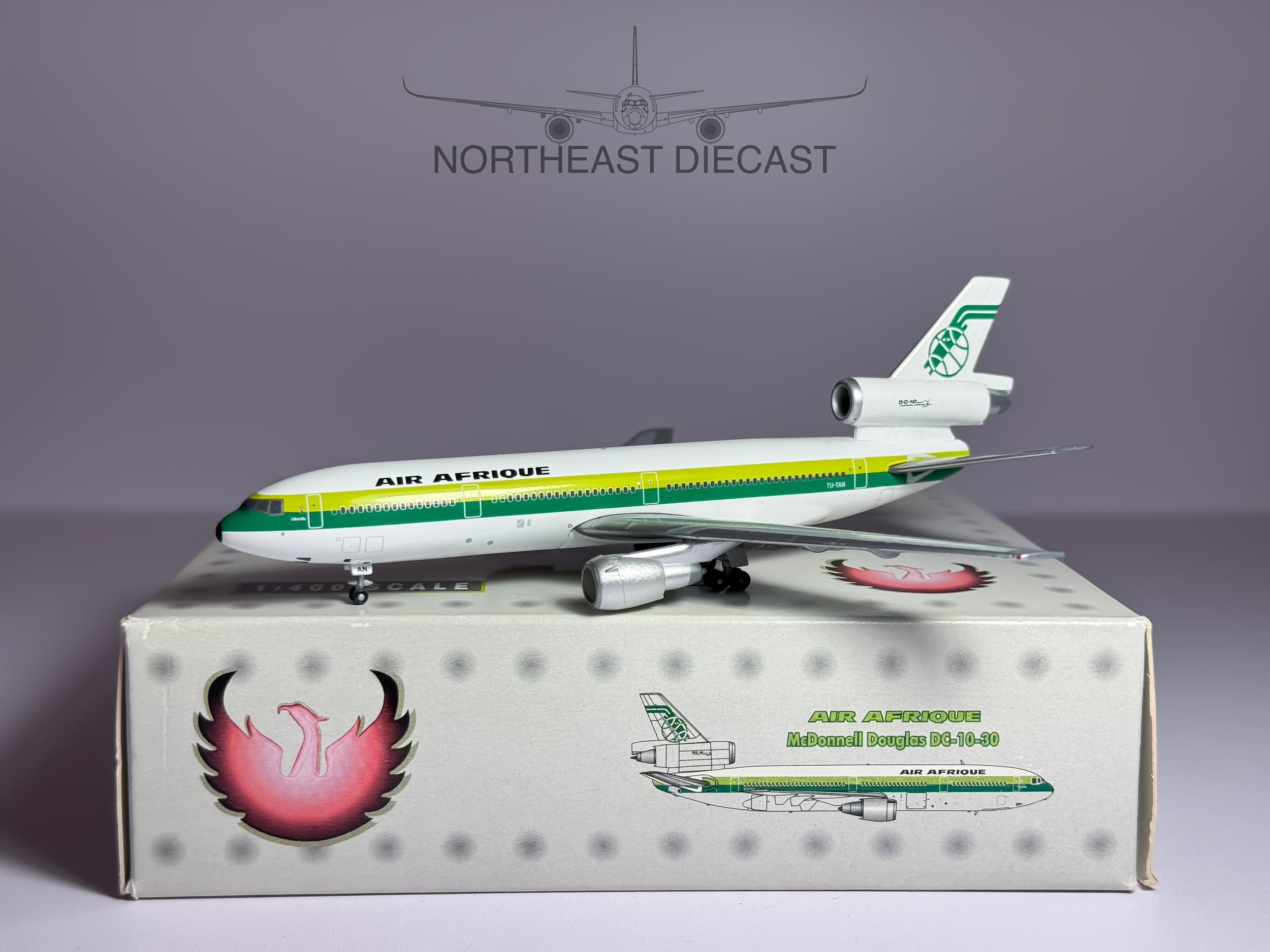 Air Afrique McDonnell Douglas DC-10-30 1:400 Phoenix TU-TAN (PH410014)