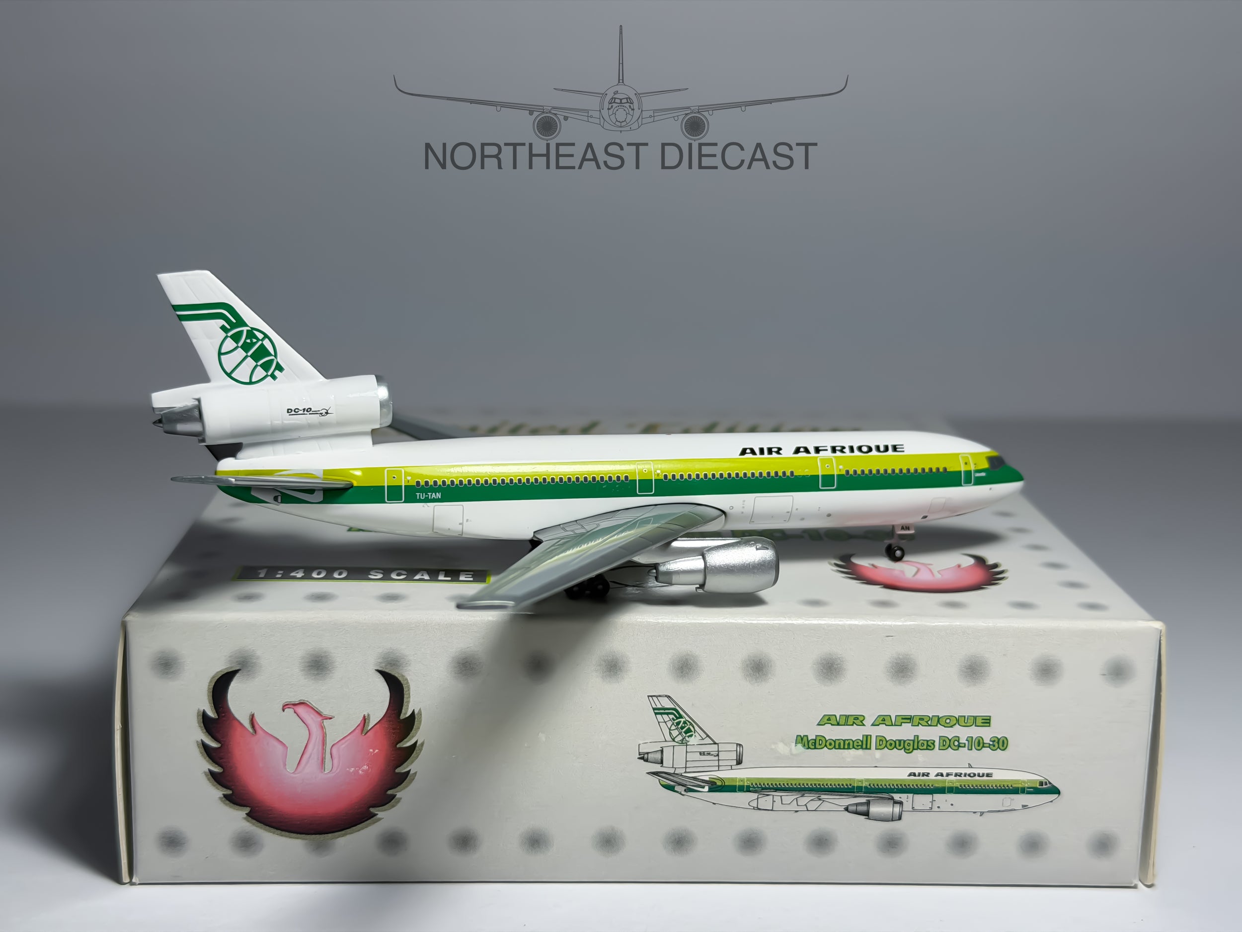 Air Afrique McDonnell Douglas DC-10-30 1:400 Phoenix TU-TAN (PH410014)