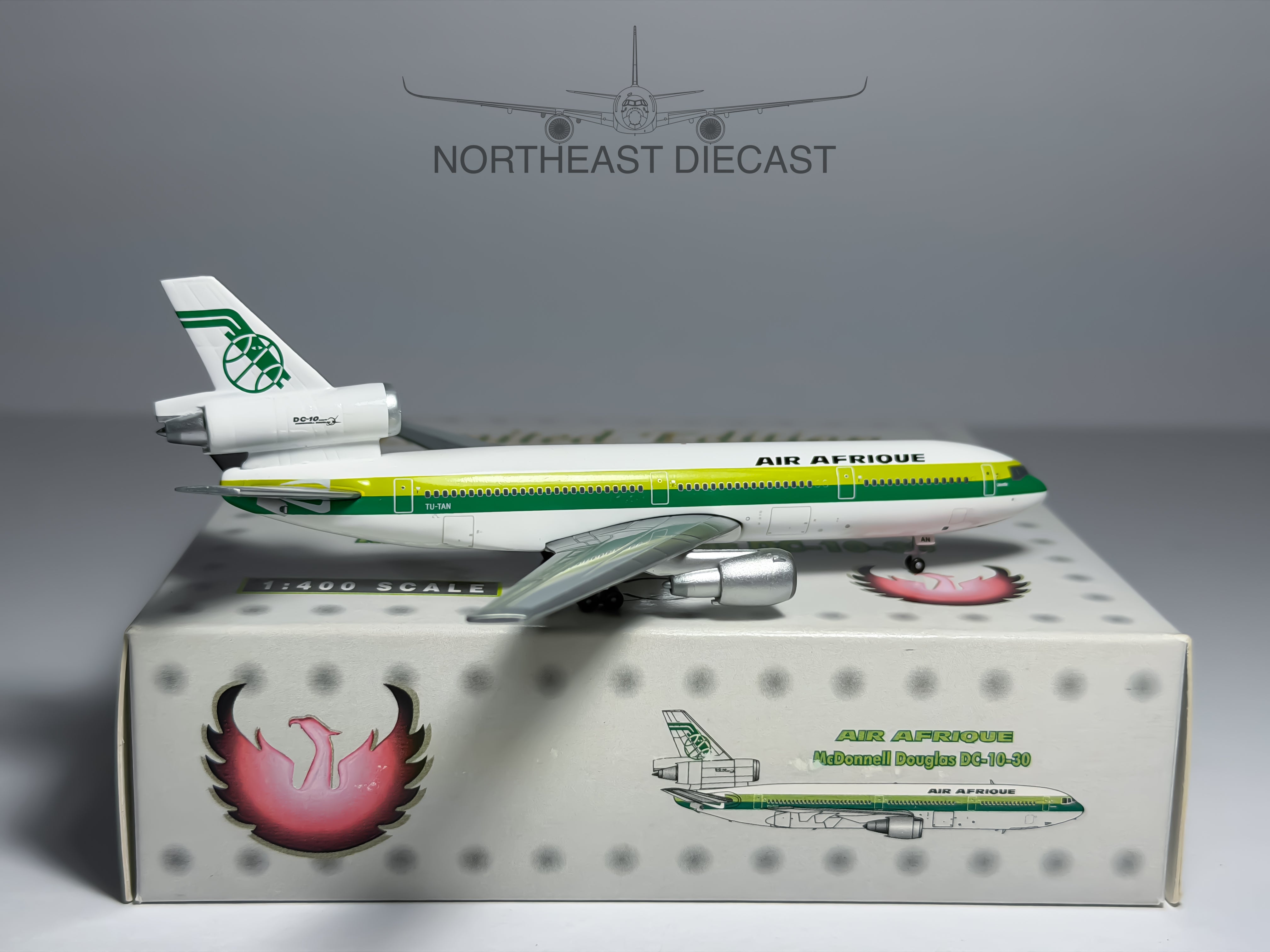 Air Afrique McDonnell Douglas DC-10-30 1:400 Phoenix TU-TAN (PH410014)