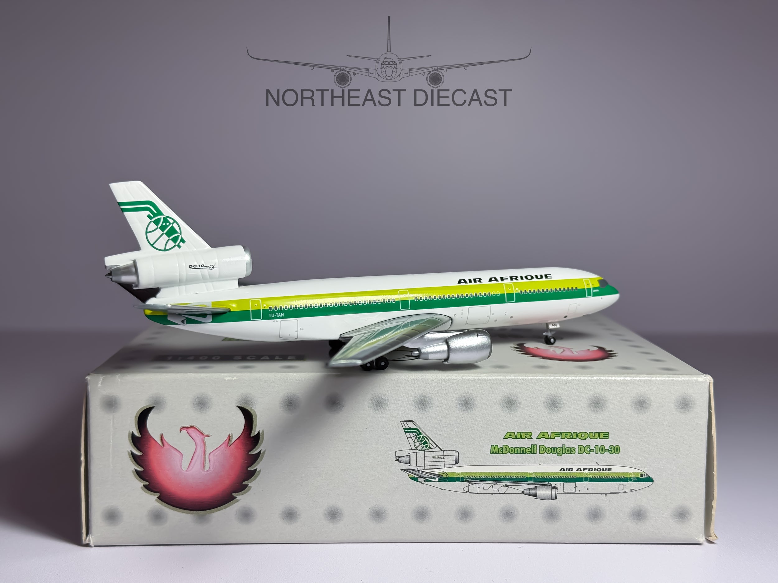 Air Afrique McDonnell Douglas DC-10-30 1:400 Phoenix TU-TAN (PH410014)