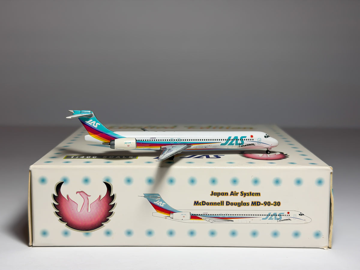 JAS Japan Air System McDonnell Douglas MD-90 1:400 Phoenix JA8065 (PH410044)