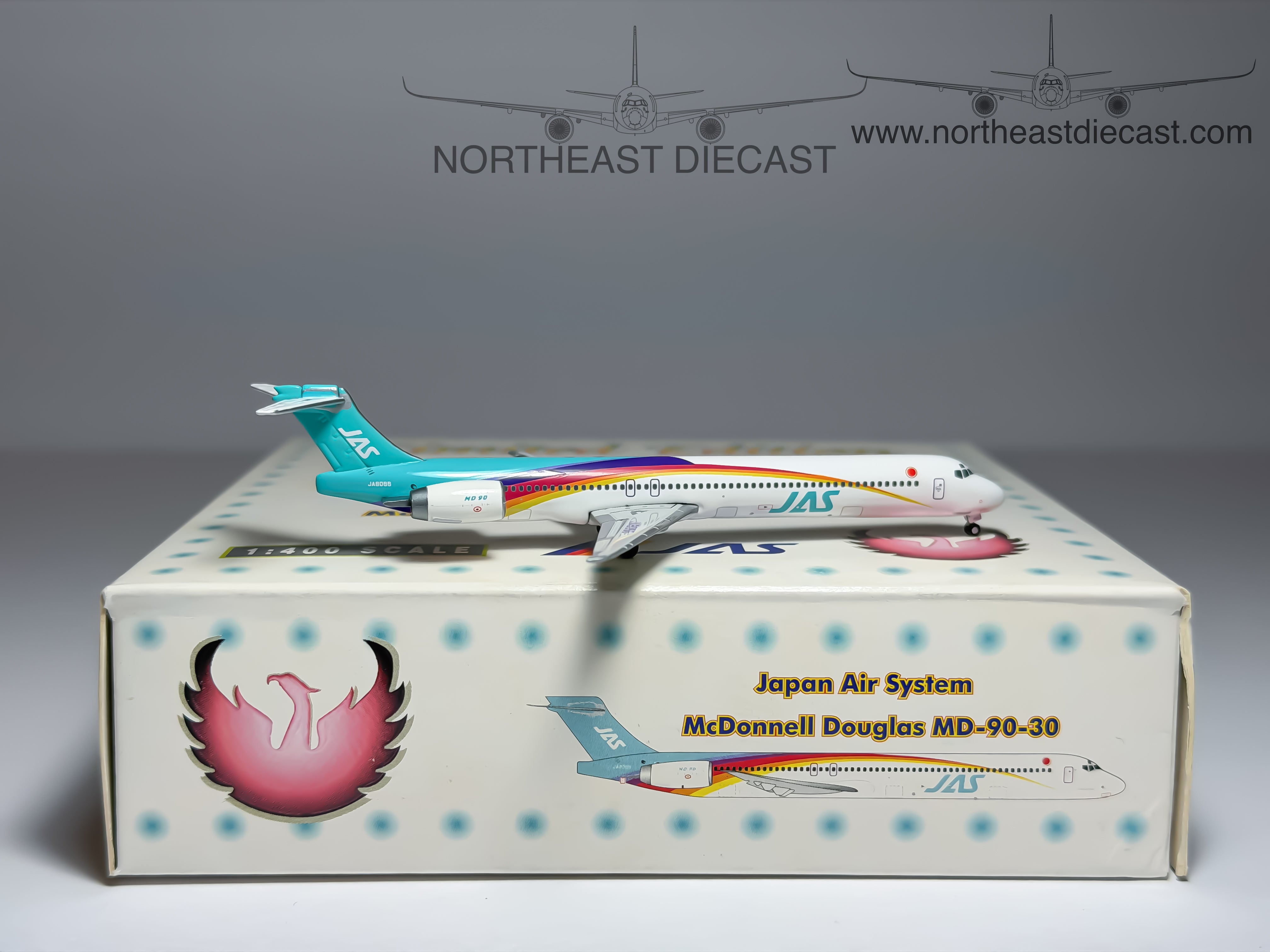 McDonnell Douglas MD-90 Diecast Aircraft Models · Northeast Diecast