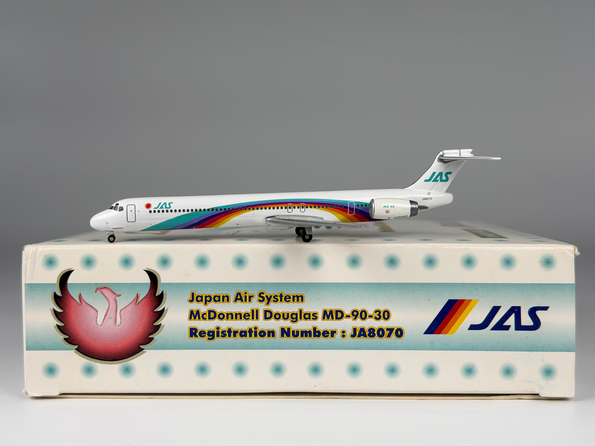 JAS Japan Air System McDonnell Douglas MD-90 1:400 Phoenix JA8070 (PH410047)