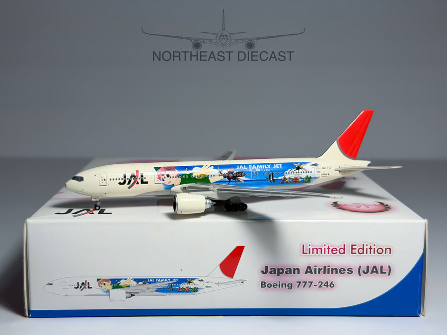 Japan Airlines (JAL) Boeing 777-200 1:400 Phoenix JA771J (PH410071)