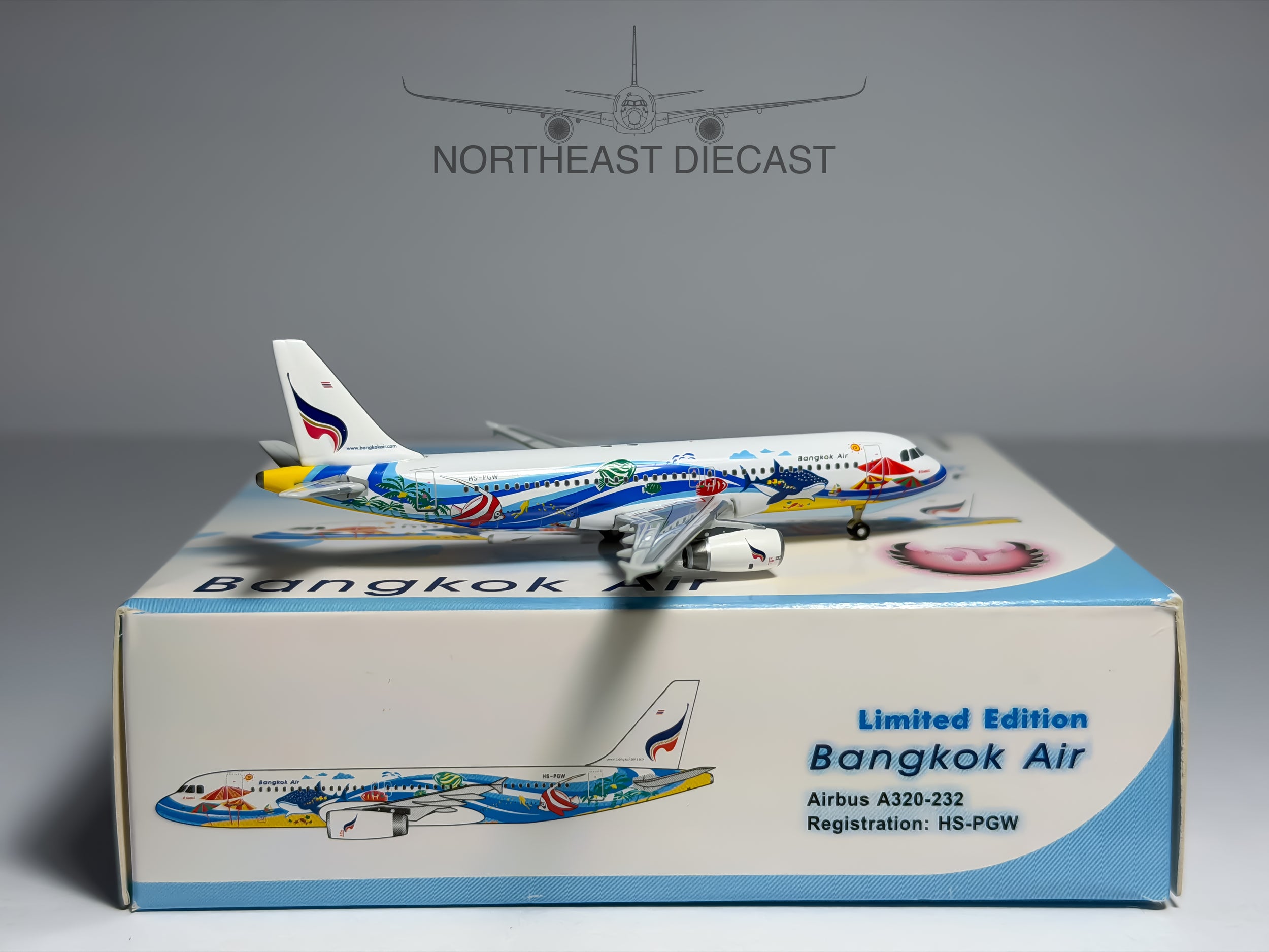 Bangkok Air Airbus A320-200 1:400 Phoenix HS-PGW (PH410084)