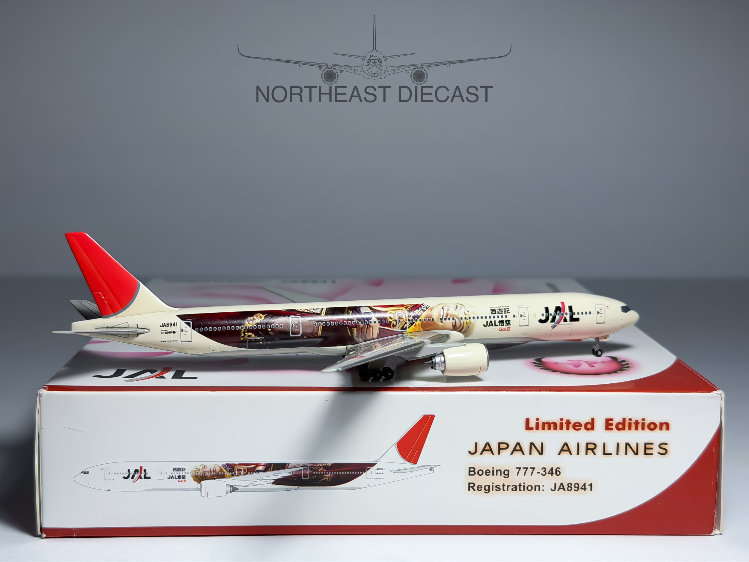 Japan Airlines (JAL) Boeing 777-300ER 1:400 Phoenix JA8941 (PH410101)
