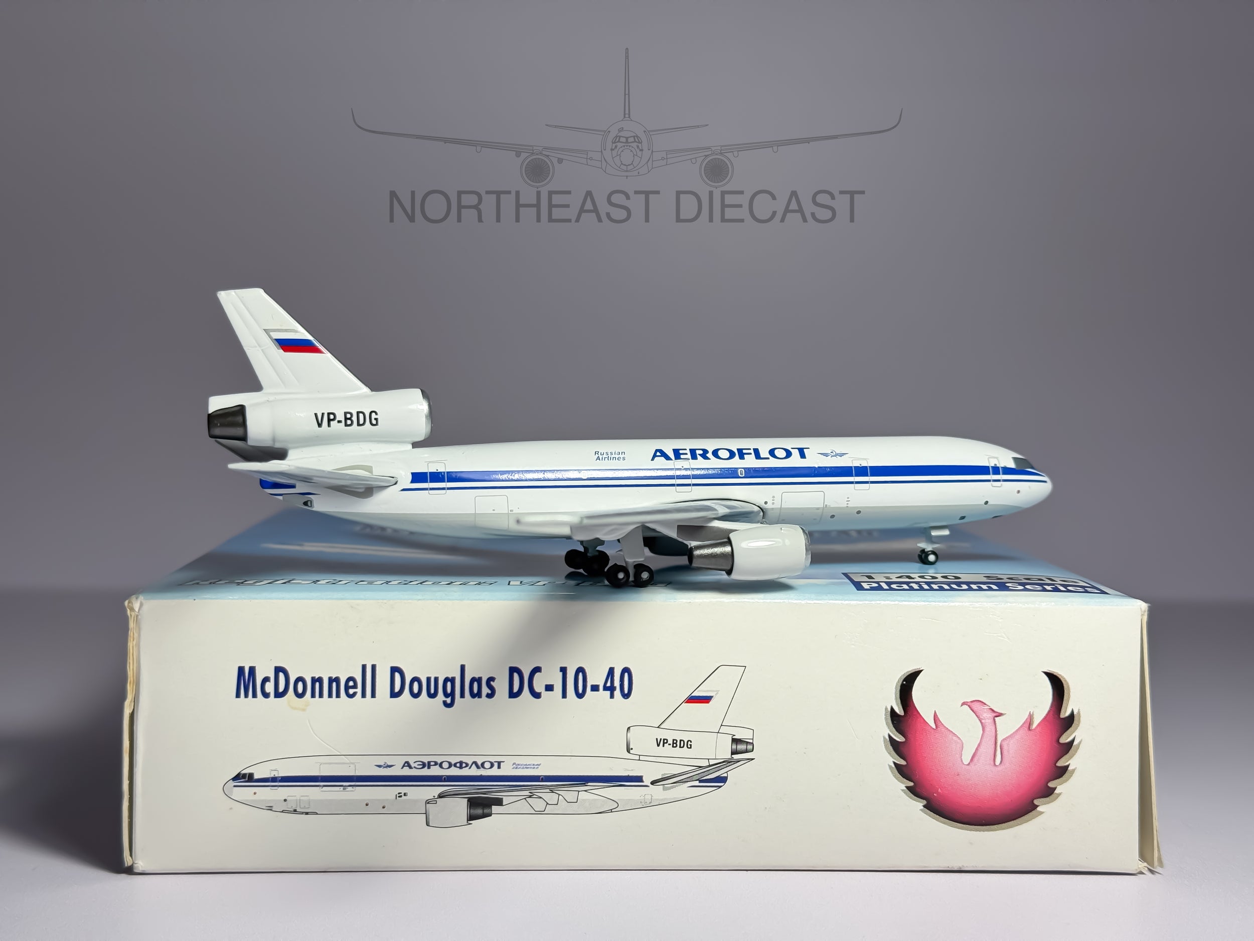 Aeroflot McDonnell Douglas DC-10-40F 1:400 Phoenix VP-BDG (PH410146)