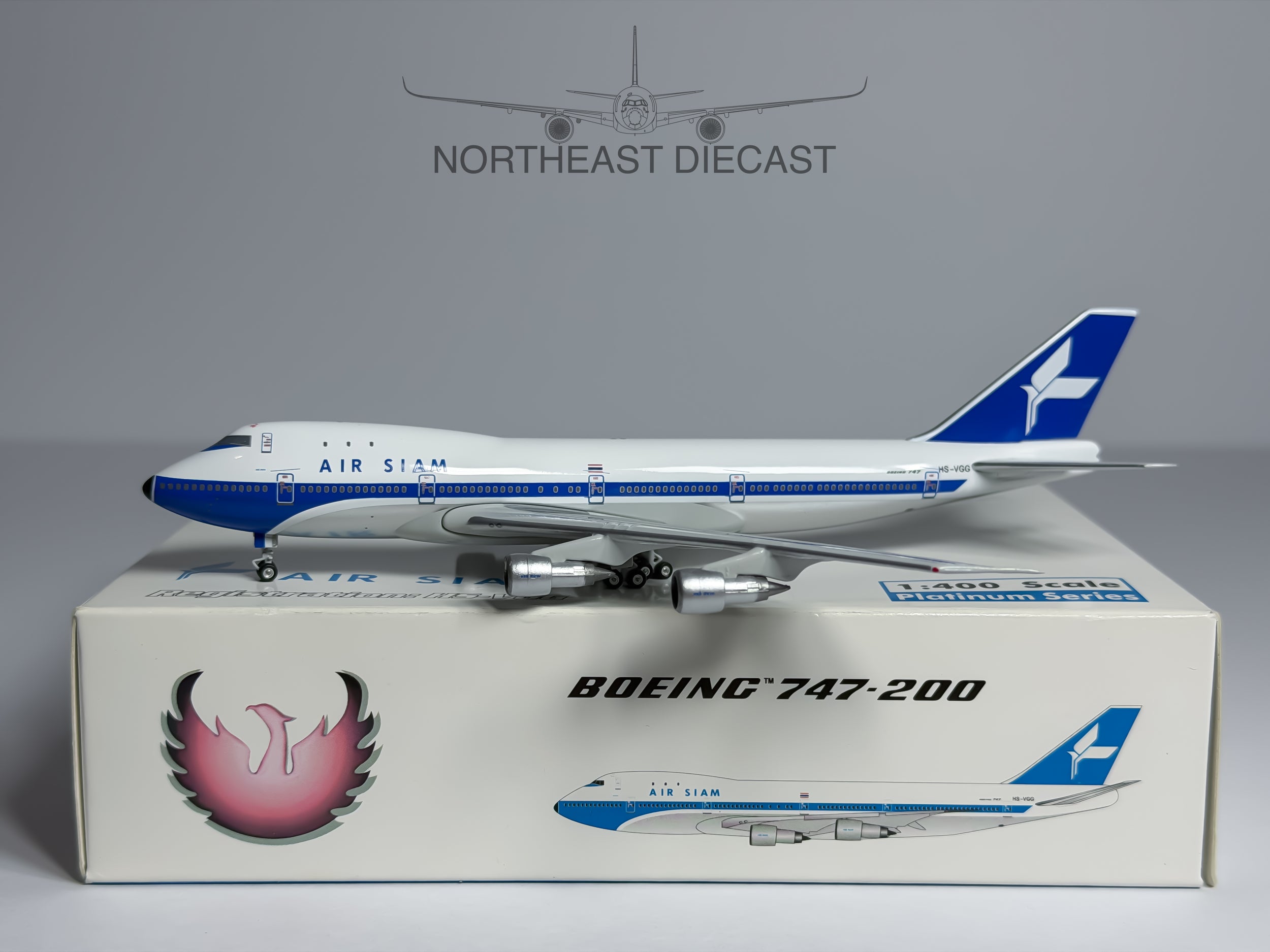 Air Siam Boeing 747-200 1:400 Phoenix HS-VGG (PH410204)