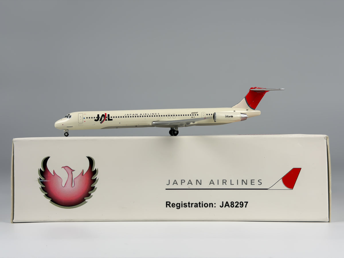 JAL Japan Airlines McDonnell Douglas MD-81 1:400 Phoenix JA8297 (PH410215)