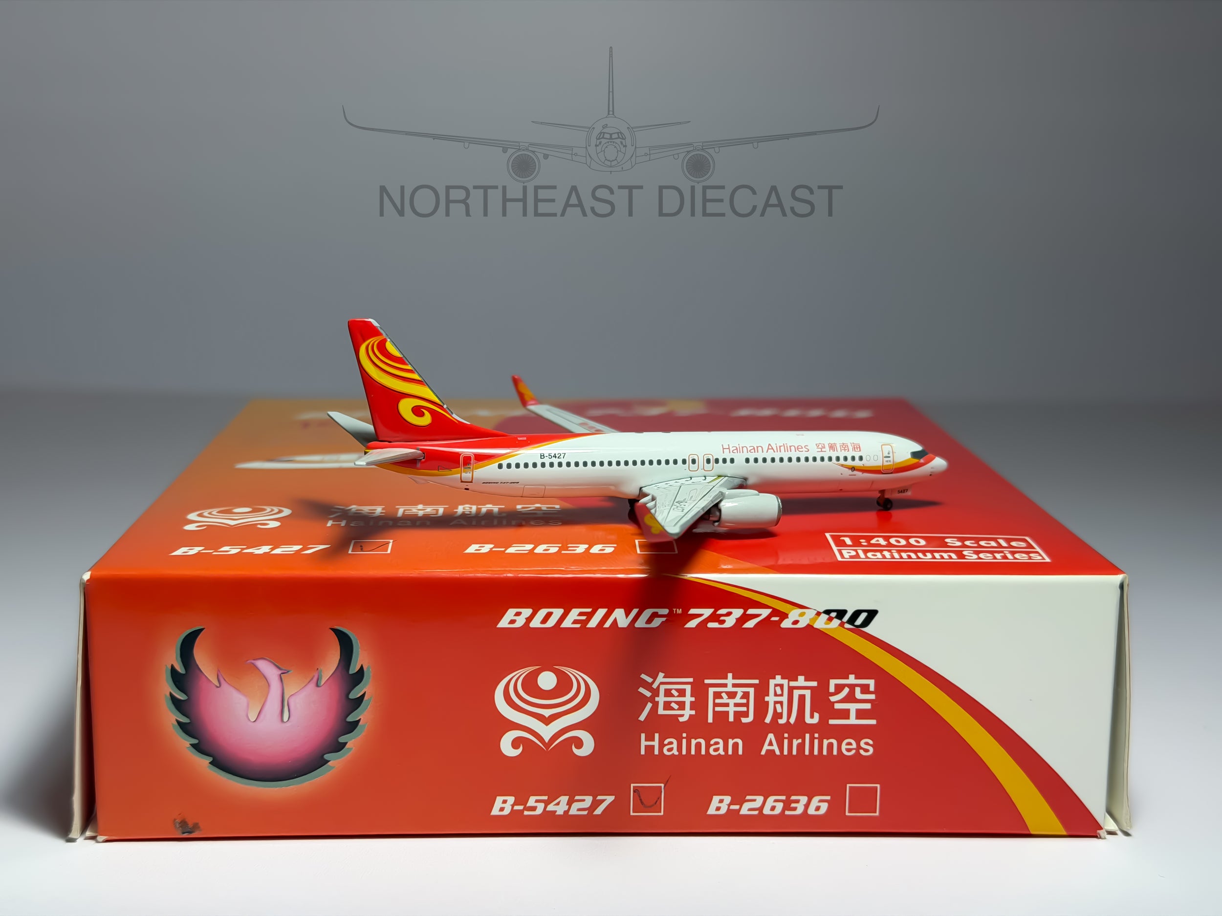 Hanian Airlines Boeing 737-800 1:400 Phoenix B-5427 (PH410361A)