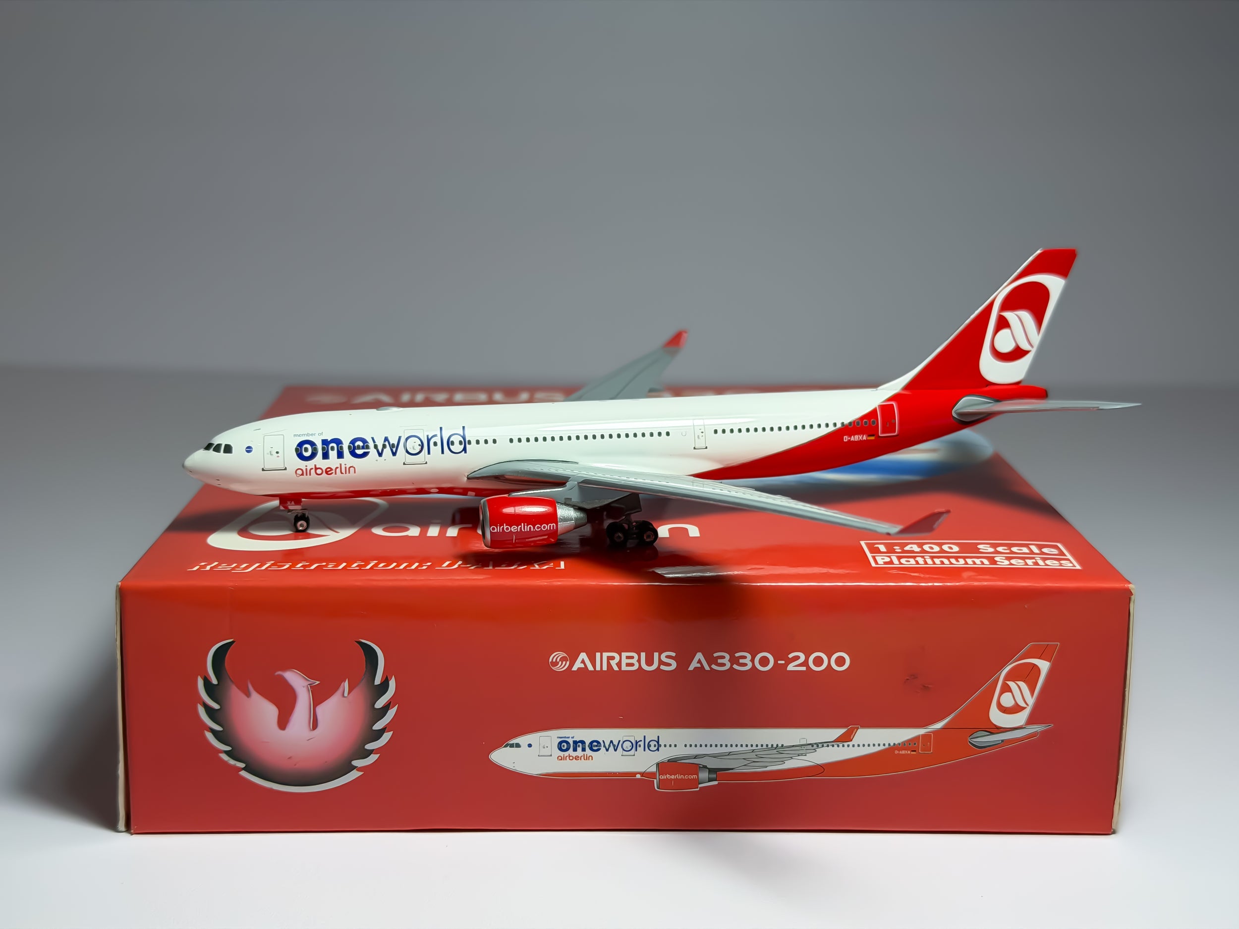 Air Berlin Airbus A330-200 1:400 Phoenix D-ABXA (PH410615)