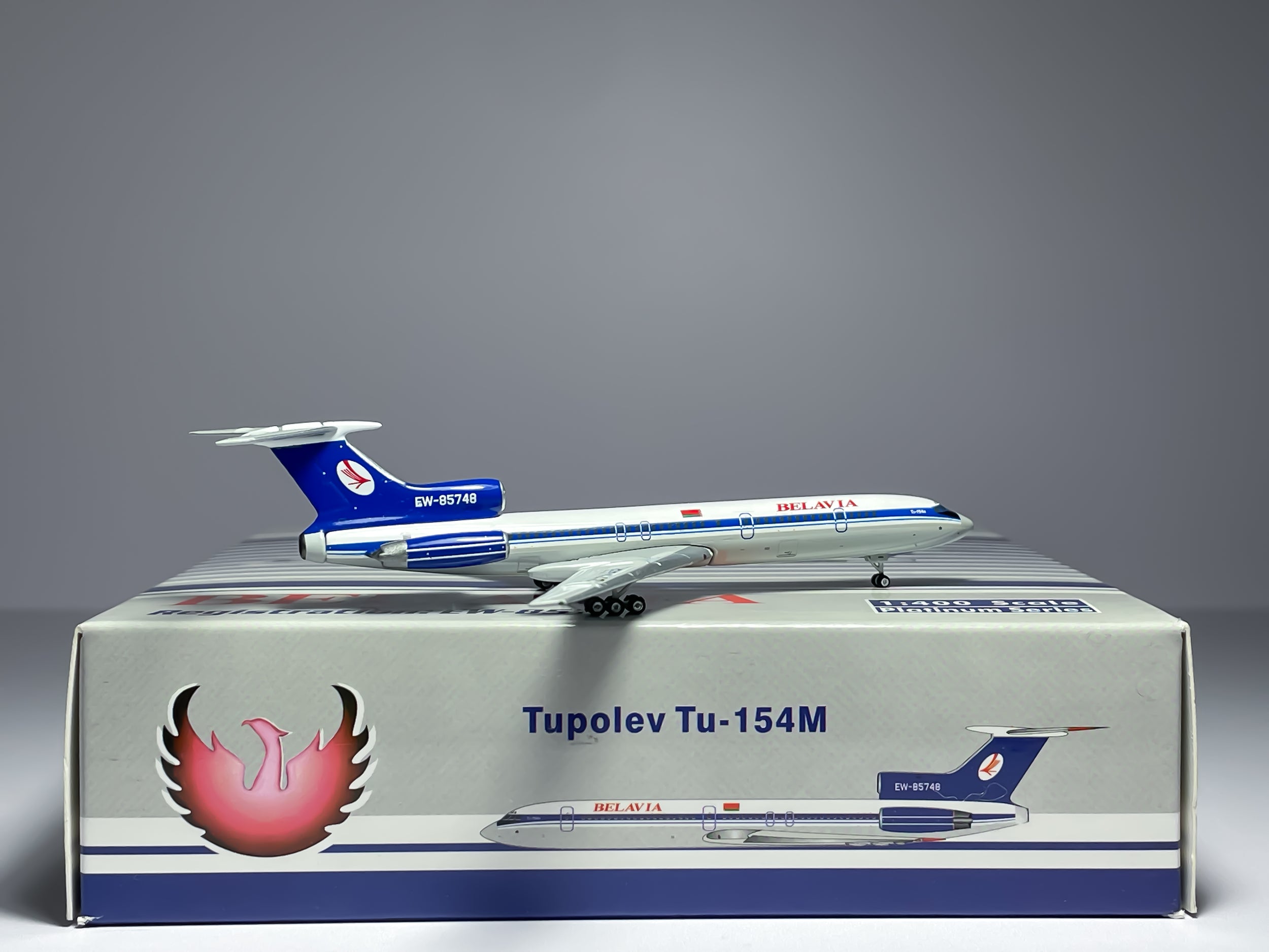 Belavia Tupolev TU-154M 1:400 Phoenix EW-85748 (PH411004)