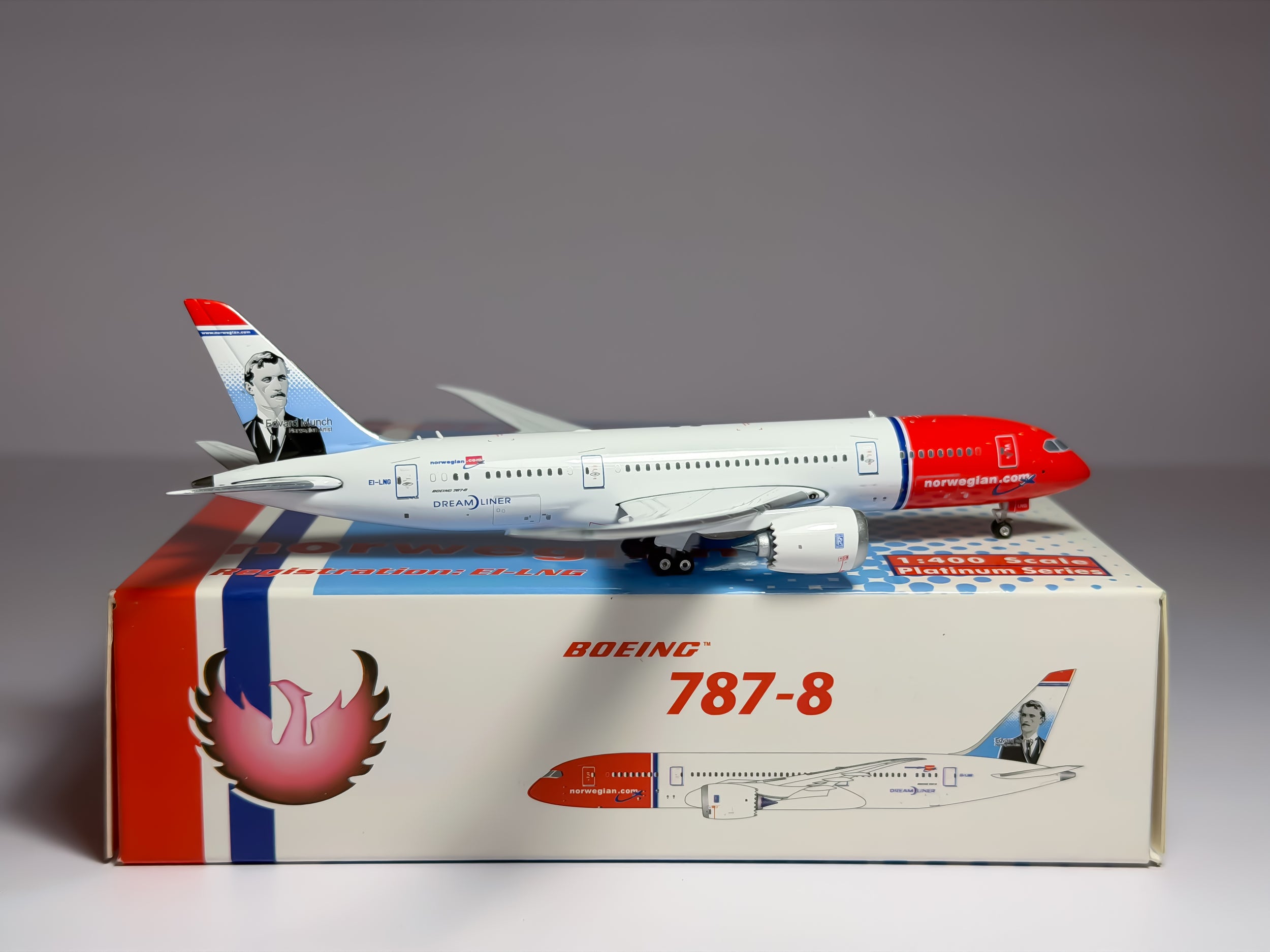 Norwegian Boeing 787-8 1:400 Phoenix EI-LNG (PH411034)