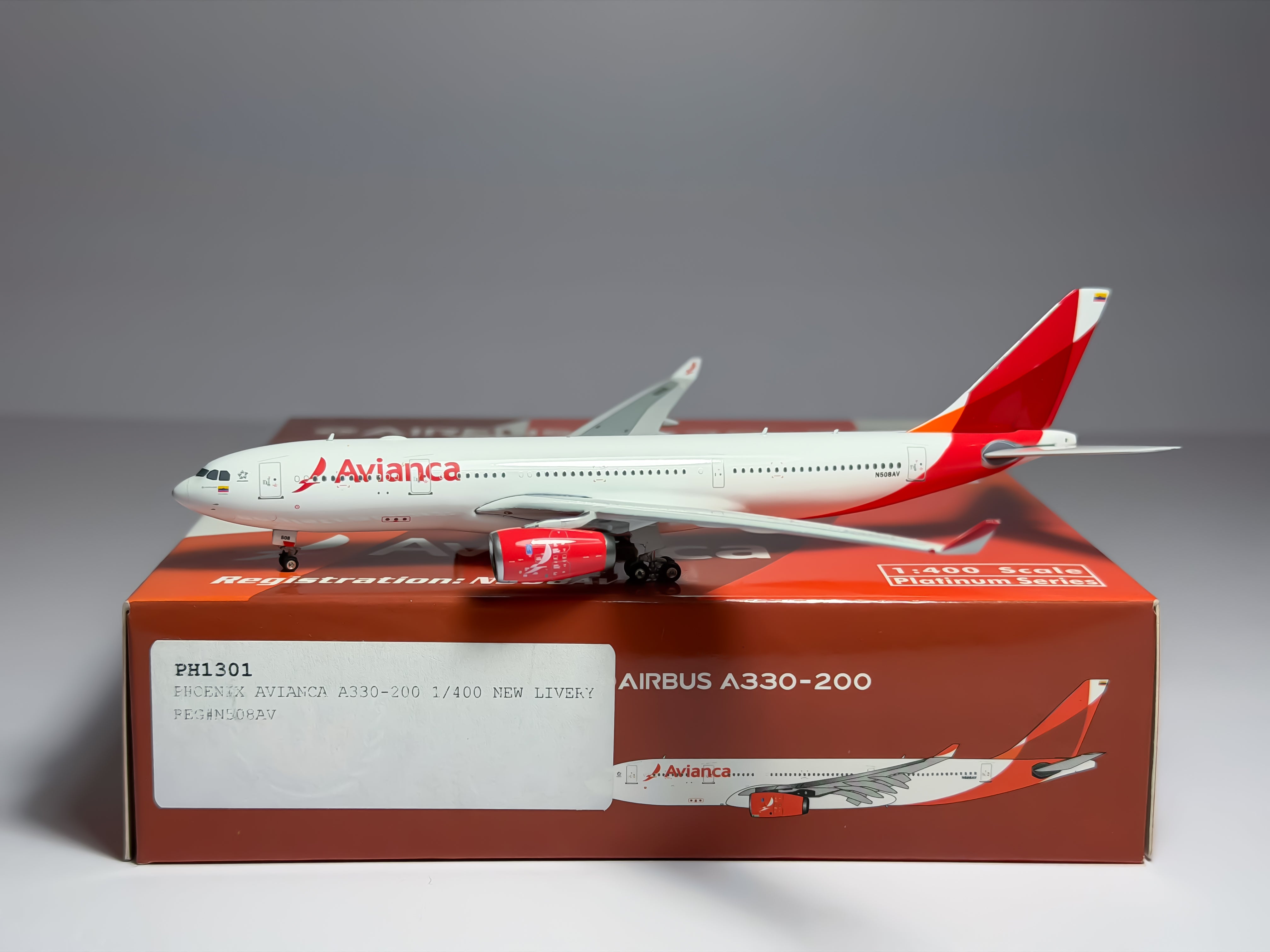 Avianca Colombia Airbus A330-200 1:400 Phoenix N508AV (PH411114)