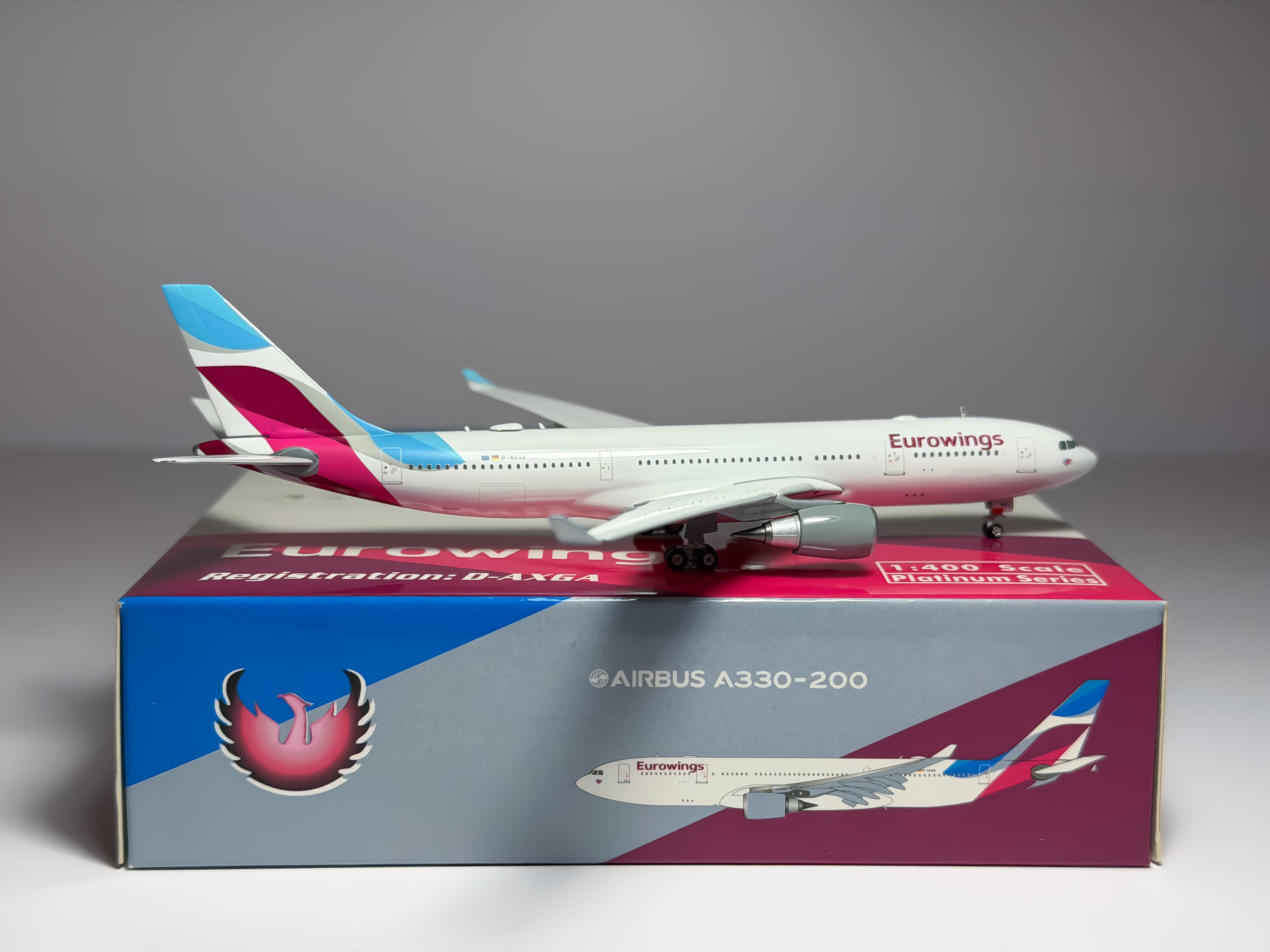 Eurowings Airbus A330-200 1:400 Phoenix D-AXGA (PH411200)
