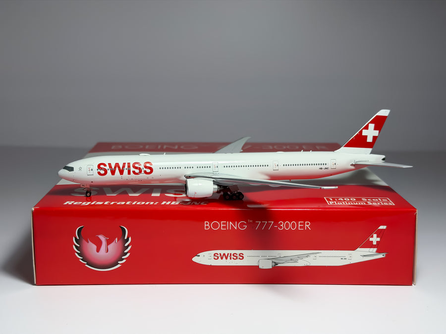 SWISS Boeing 777-300ER 1:400 Phoenix HB-JNC (PH411266)