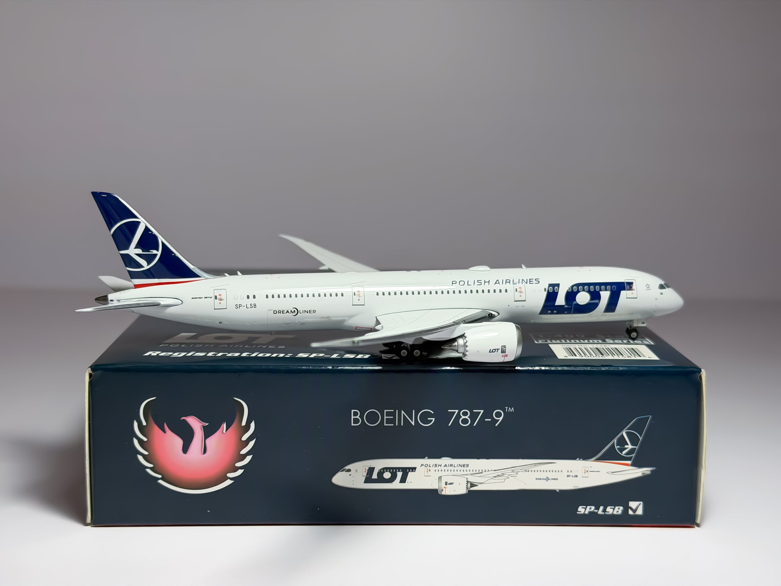 LOT Polish Airlines Boeing 787-9 1:400 Phoenix SP-LSB (PH411481)