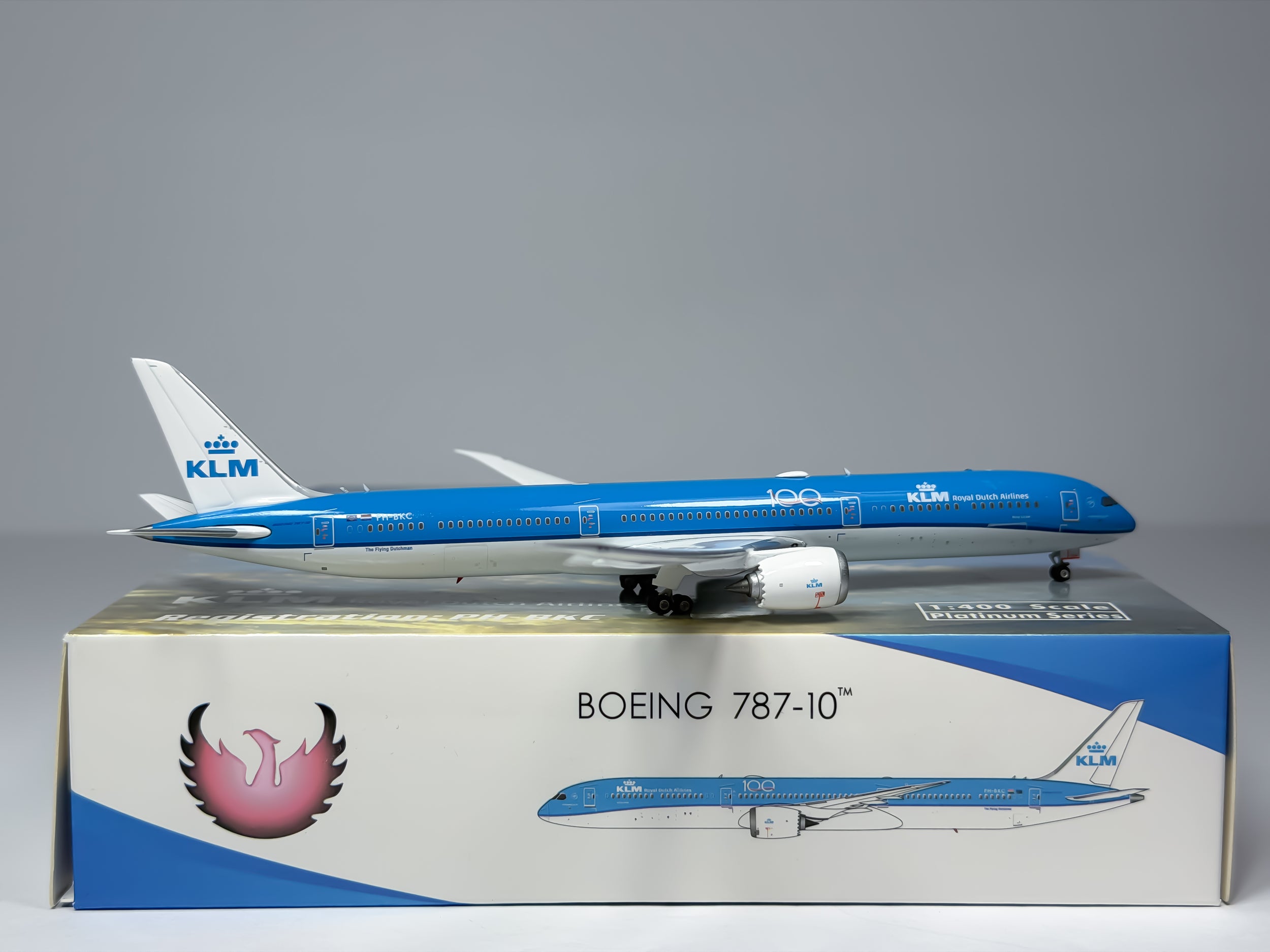 KLM Royal Dutch Airlines Boeing 787-10 1:400 Phoenix Models PH-BKC (PH411643)