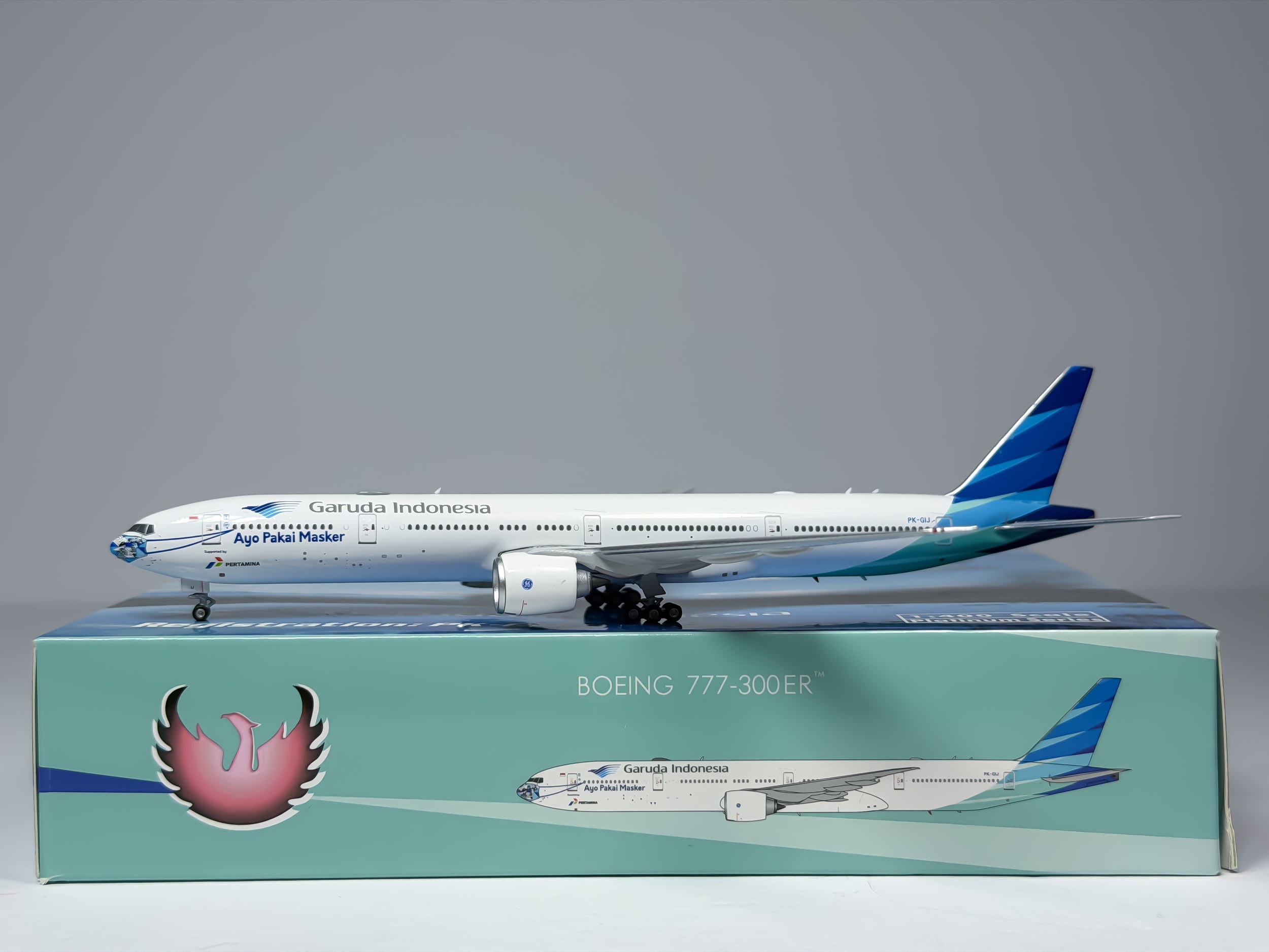 Garuda Indonesia Boeing 777-300ER 1:400 Phoenix Models PK-GIJ (PH411683)
