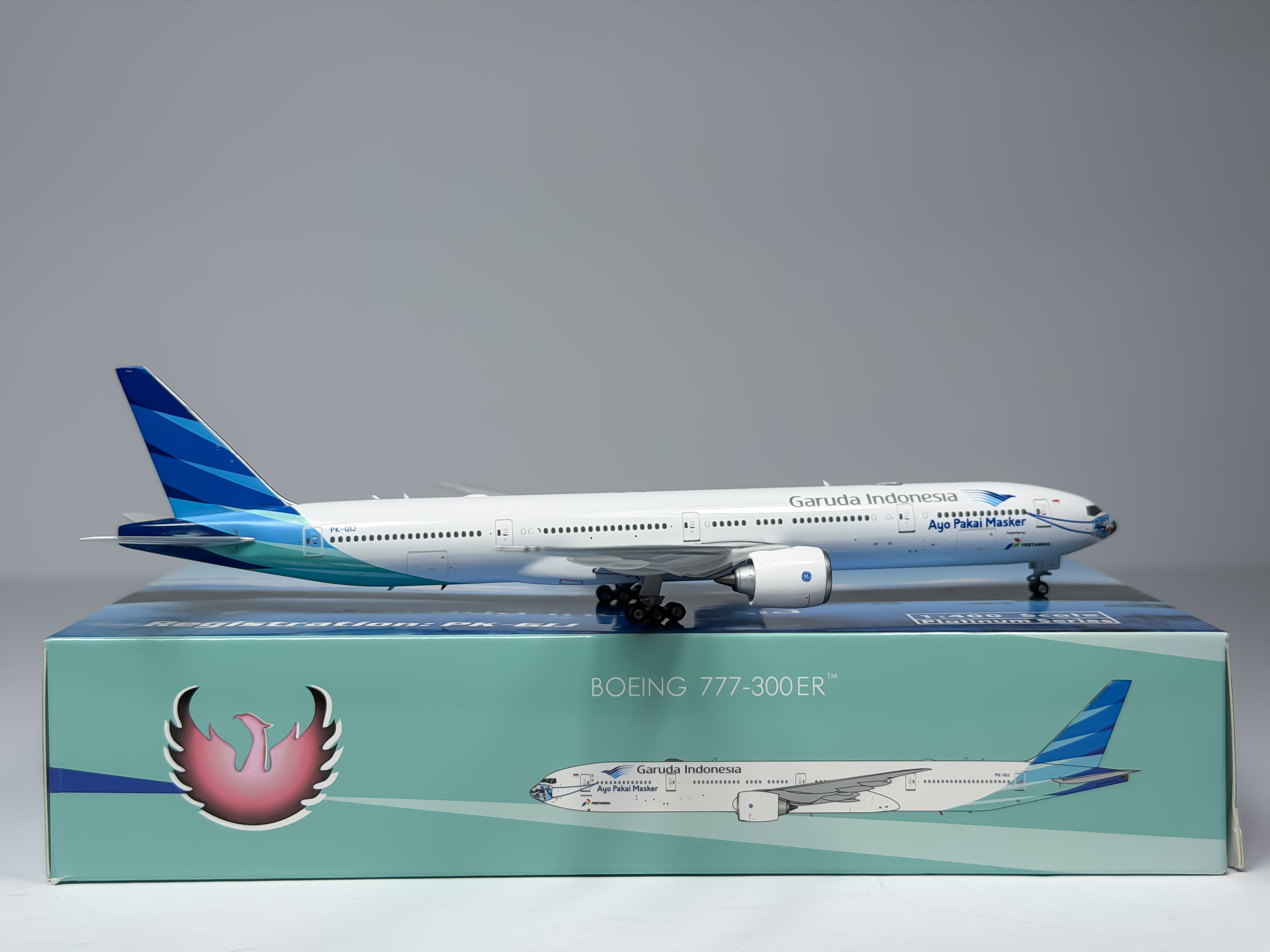 Garuda Indonesia Boeing 777-300ER 1:400 Phoenix Models PK-GIJ (PH411683)