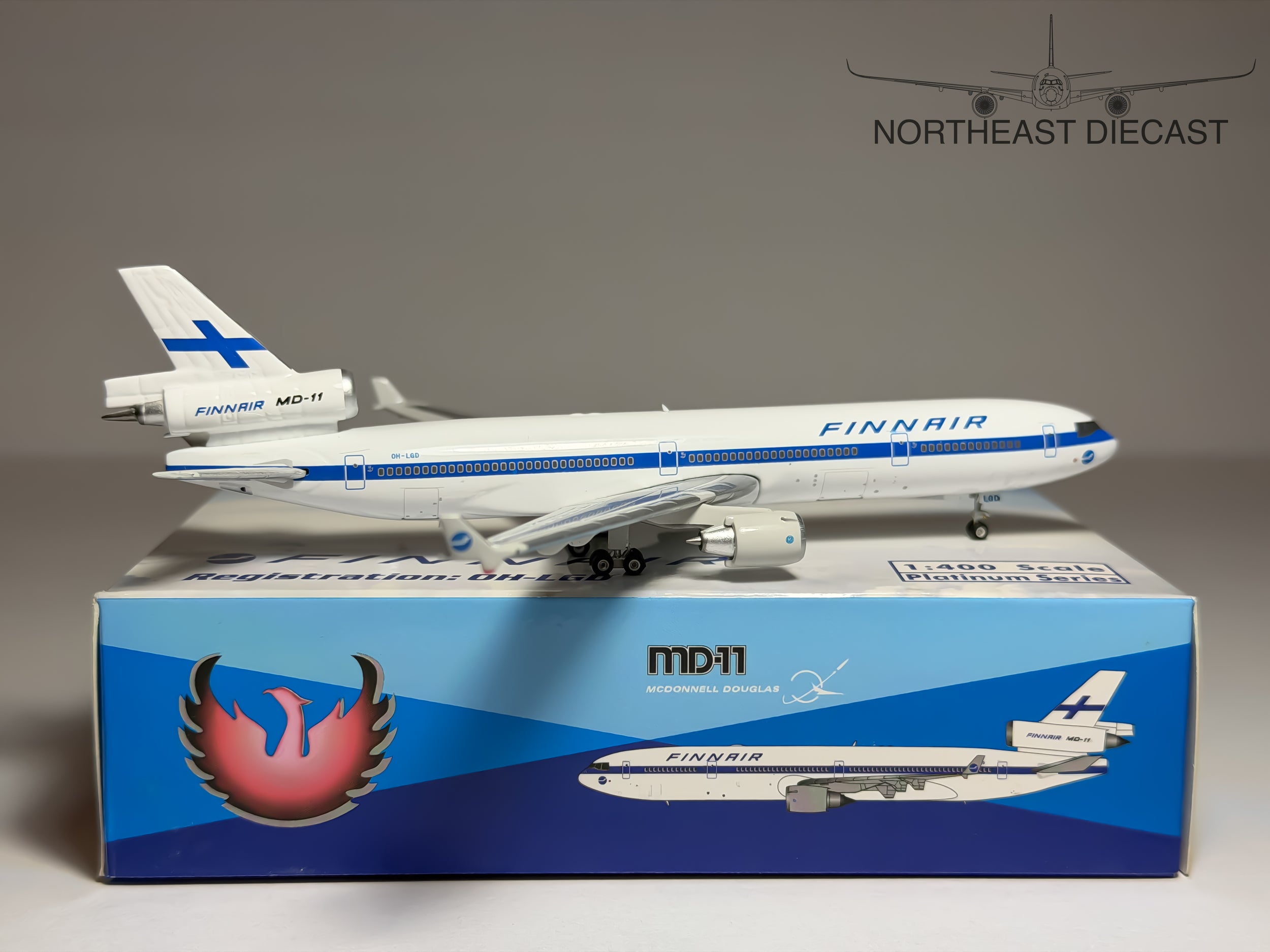 Finnair McDonnell Douglas MD-11 1:400 Phoenix OH-LGD (PH411861)