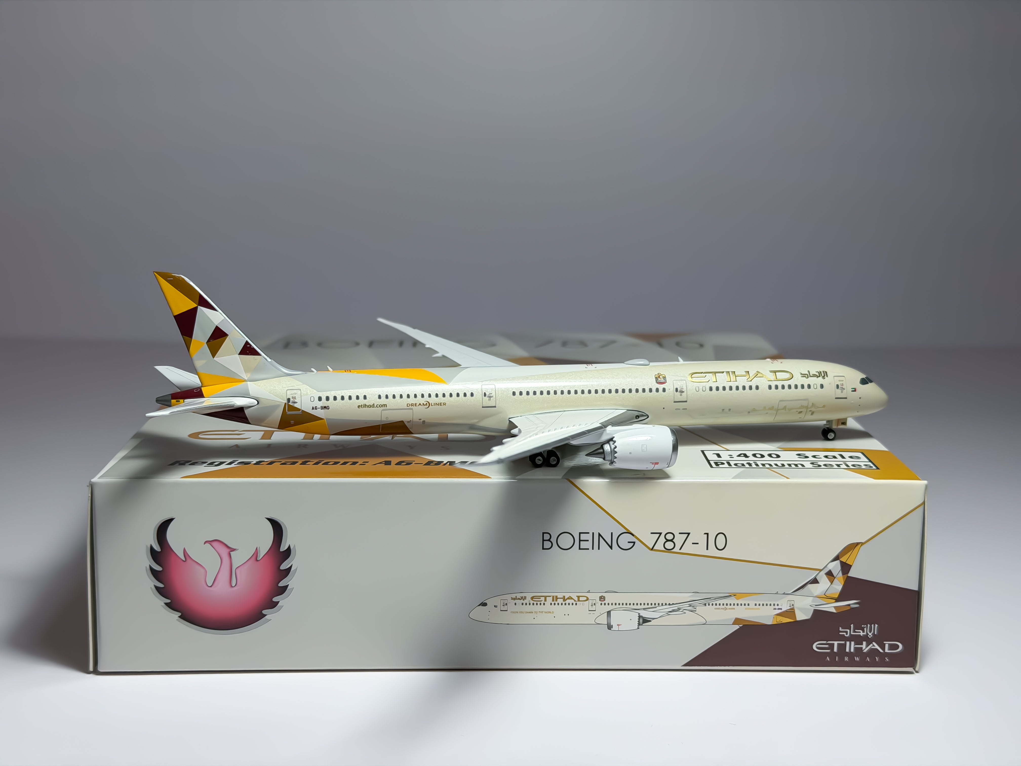 Etihad Airways Boeing 787-10 1:400 Phoenix A6-BMG (PH411965)