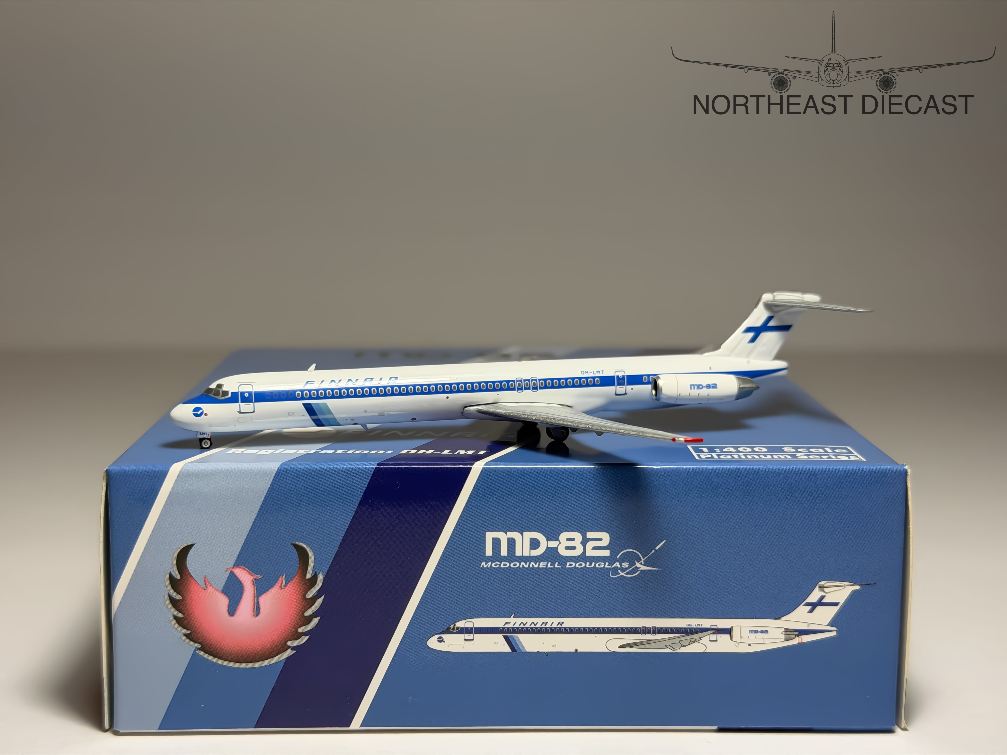 Finnair McDonnell Douglas MD-82 1:400 Phoenix OH-LMT (PH411996)