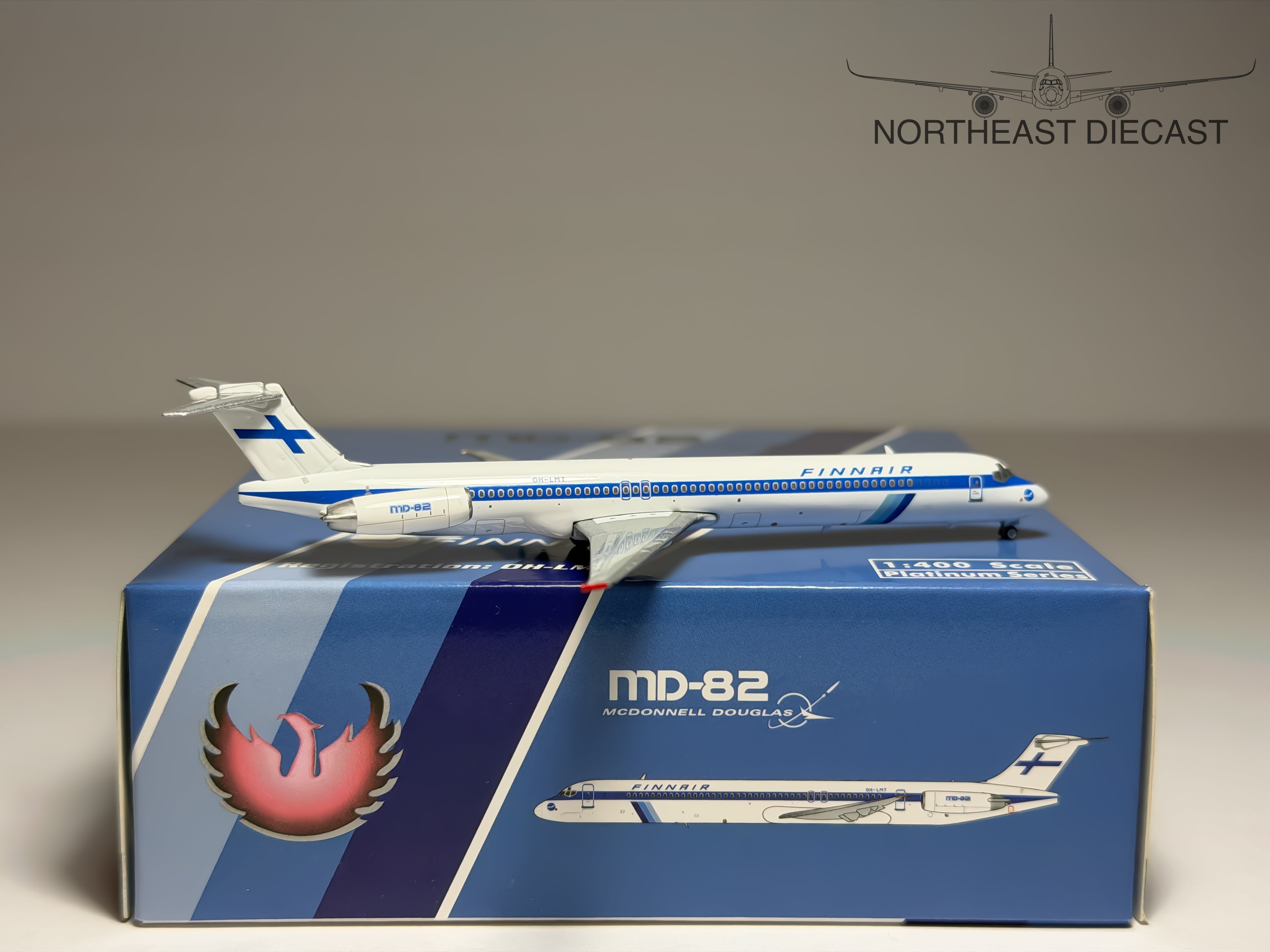 Finnair McDonnell Douglas MD-82 1:400 Phoenix OH-LMT (PH411996)
