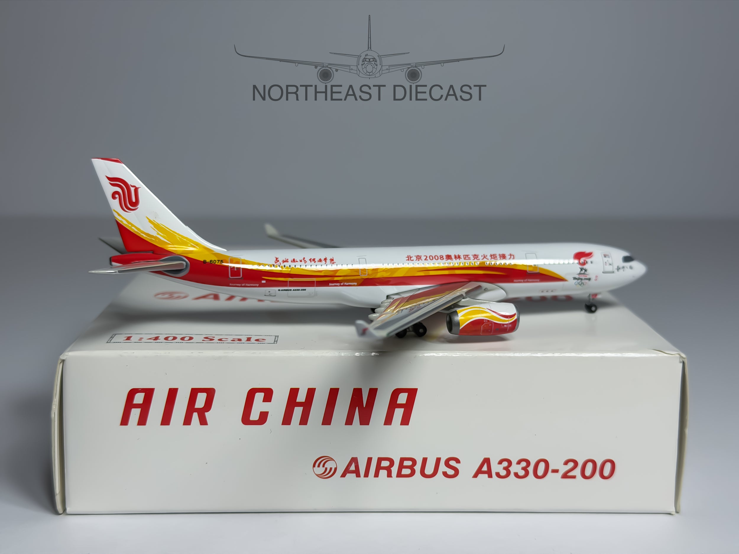 Air China Airbus A330-200 1:400 Phoenix B-6075 (PH4B6075)