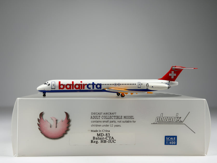 BalairCTA McDonnell Douglas MD-83 1:400 Phoenix HB-ISZ (PH4BBB047)