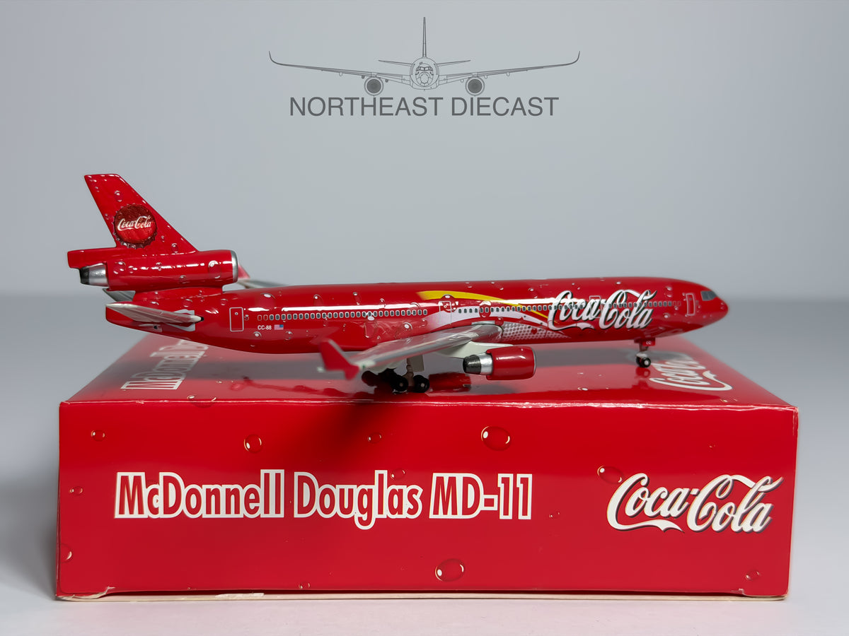 Coca Cola McDonnell Douglas MD-11 1:400 Phoenix CC-88 (PH4COCACOLA)