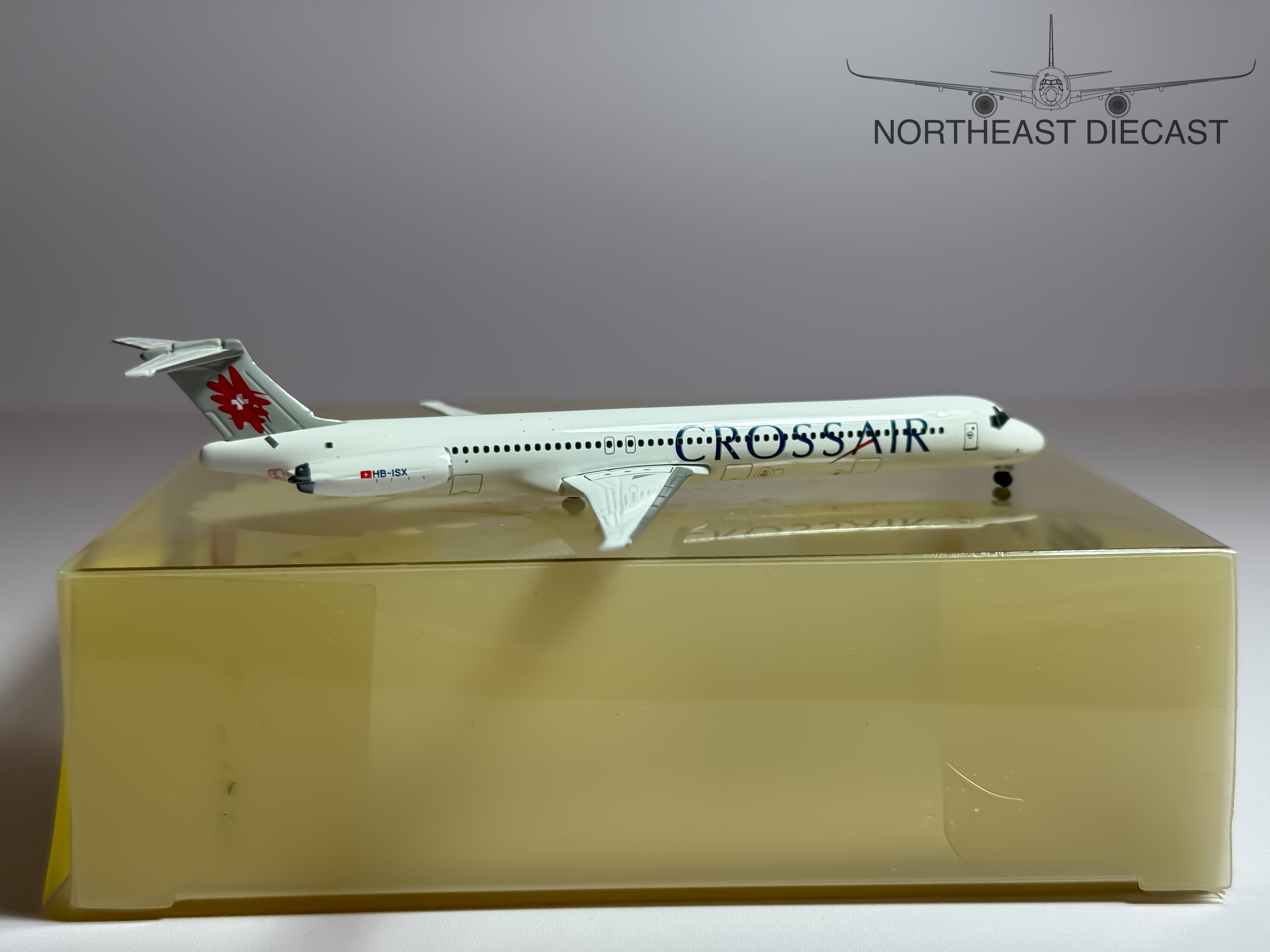 Crossair McDonnell Douglas MD-80 1:400 Phoenix HB-ISX (PH4CRX037)
