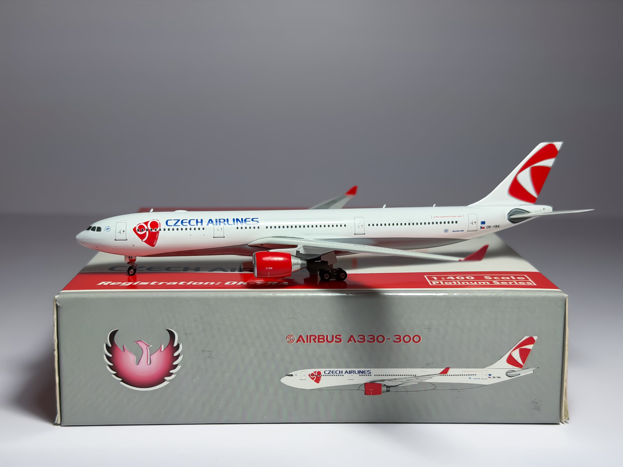Czech Airlines Airbus A330-300 1:400 Phoenix OK-YBA (PH4CSA1043)
