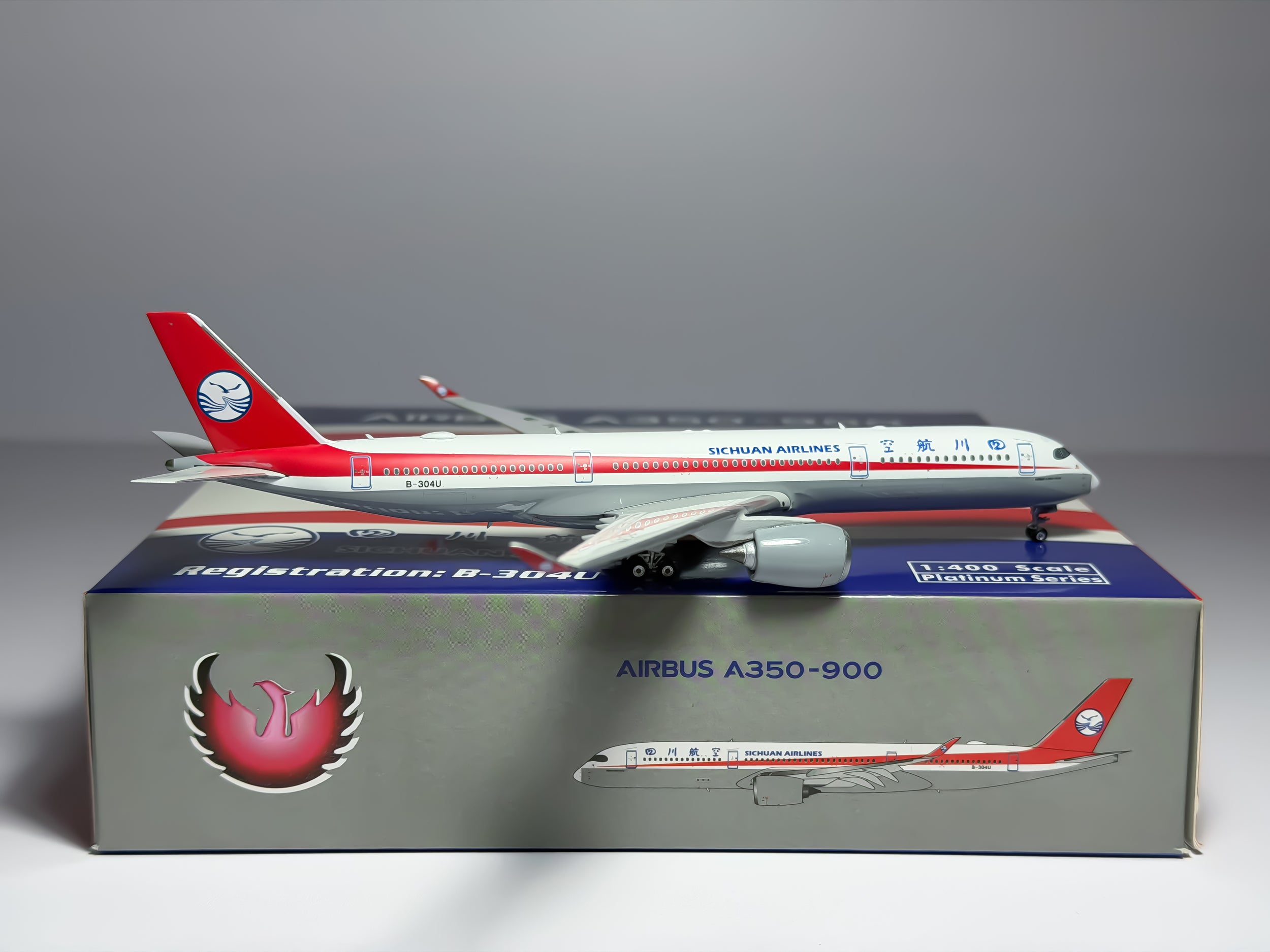 Sichuan Airlines Airbus A350-900 1:400 Phoenix B-304U (PH4CSC1897)