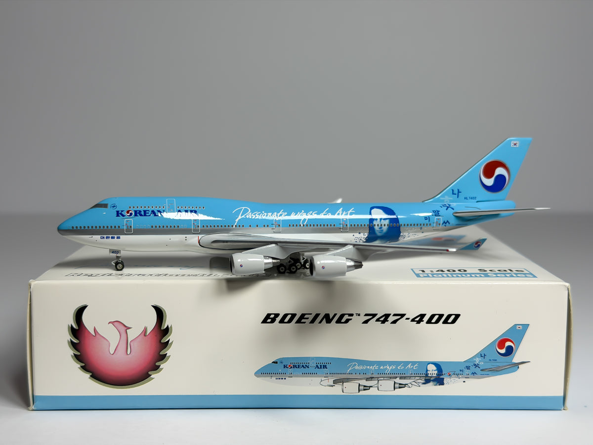 Korean Air Boeing 747-400 1:400 Phoenix HL7402 (PH4KAL292)
