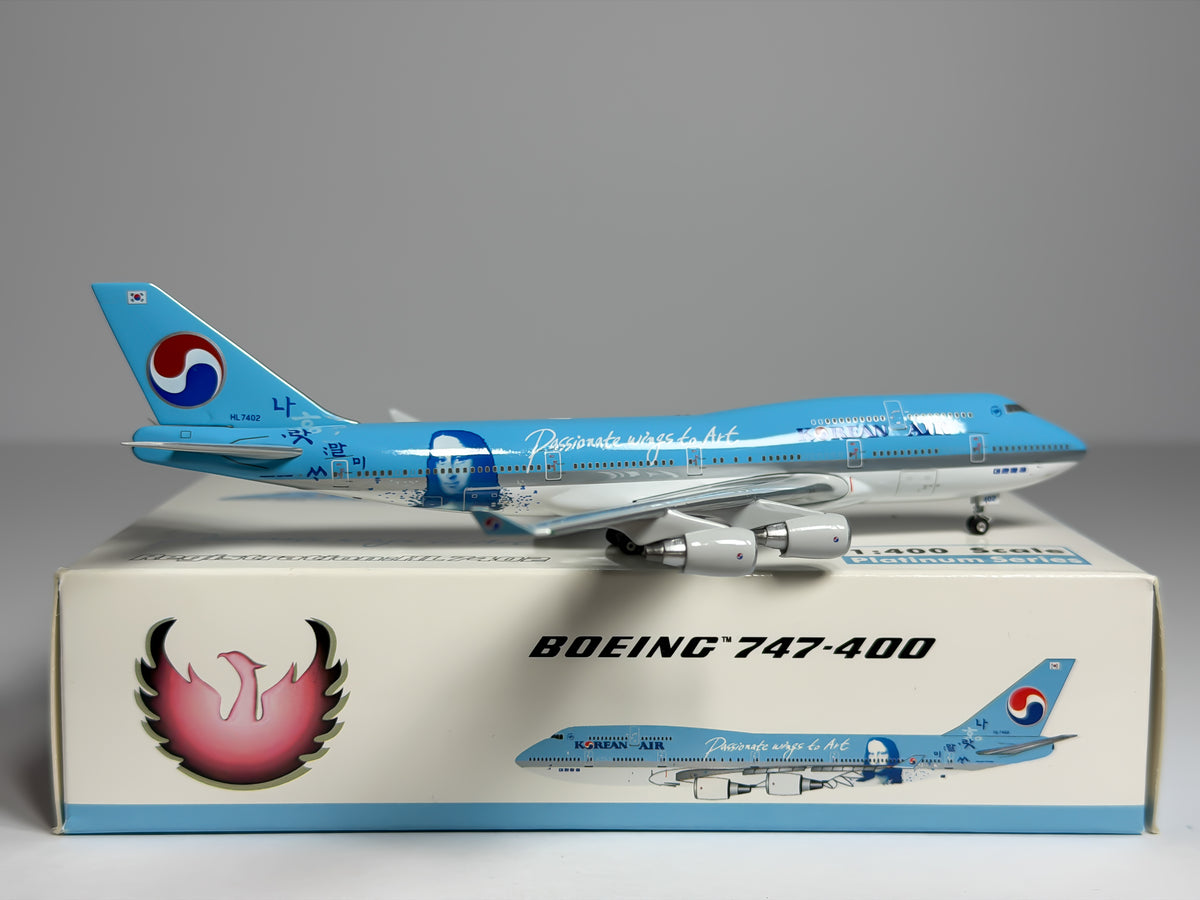 Korean Air Boeing 747-400 1:400 Phoenix HL7402 (PH4KAL292)