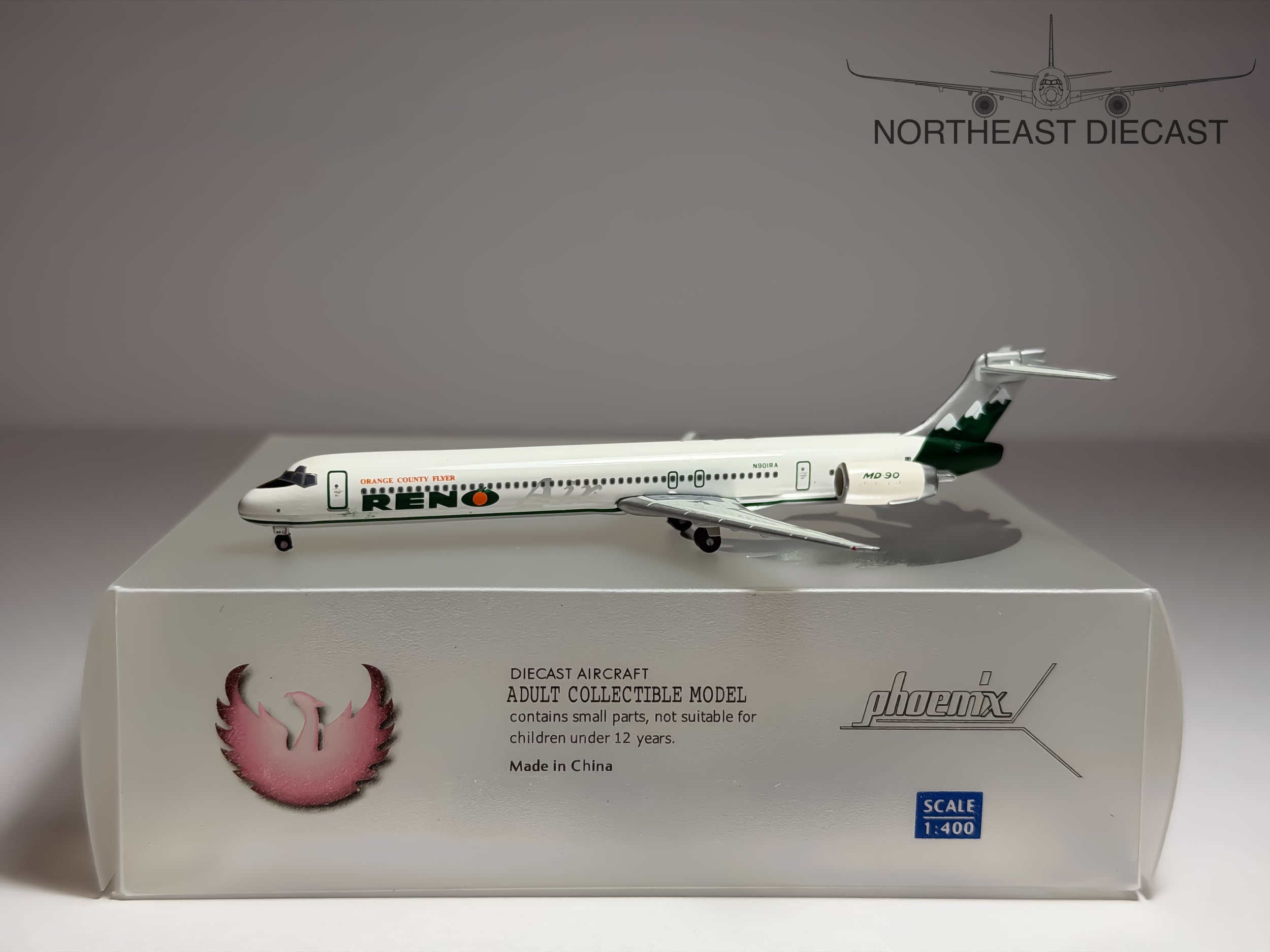 Reno Air McDonnell Douglas MD-83 1:400 Phoenix N901RA (PH4RN0048B)