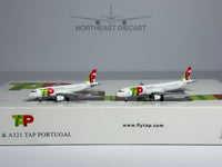 TAP Air Portugal Airbus A319 & A321 1:400 Phoenix CS-TTQ & CS-TJE (PH4TAP237)