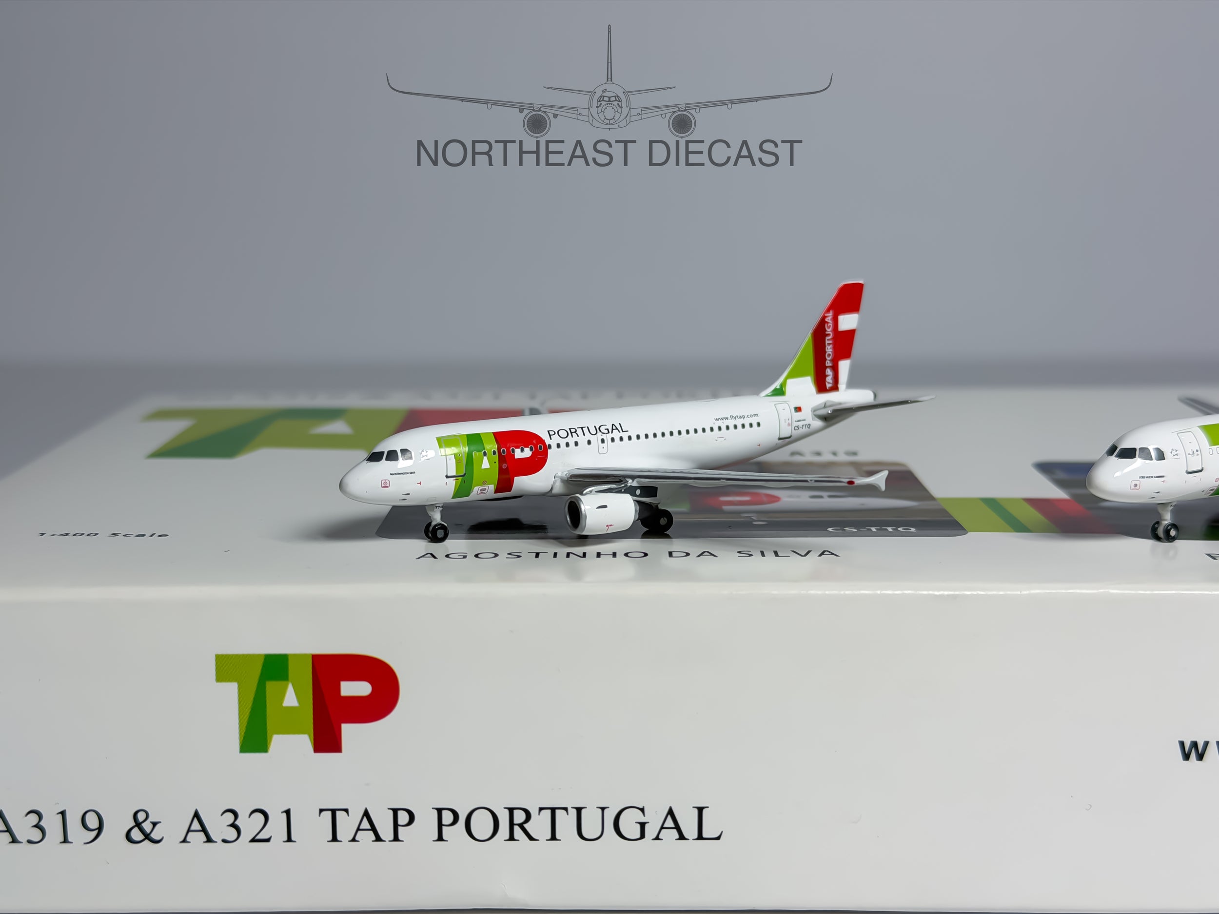 TAP Air Portugal Airbus A319 & A321 1:400 Phoenix CS-TTQ & CS-TJE (PH4TAP237)