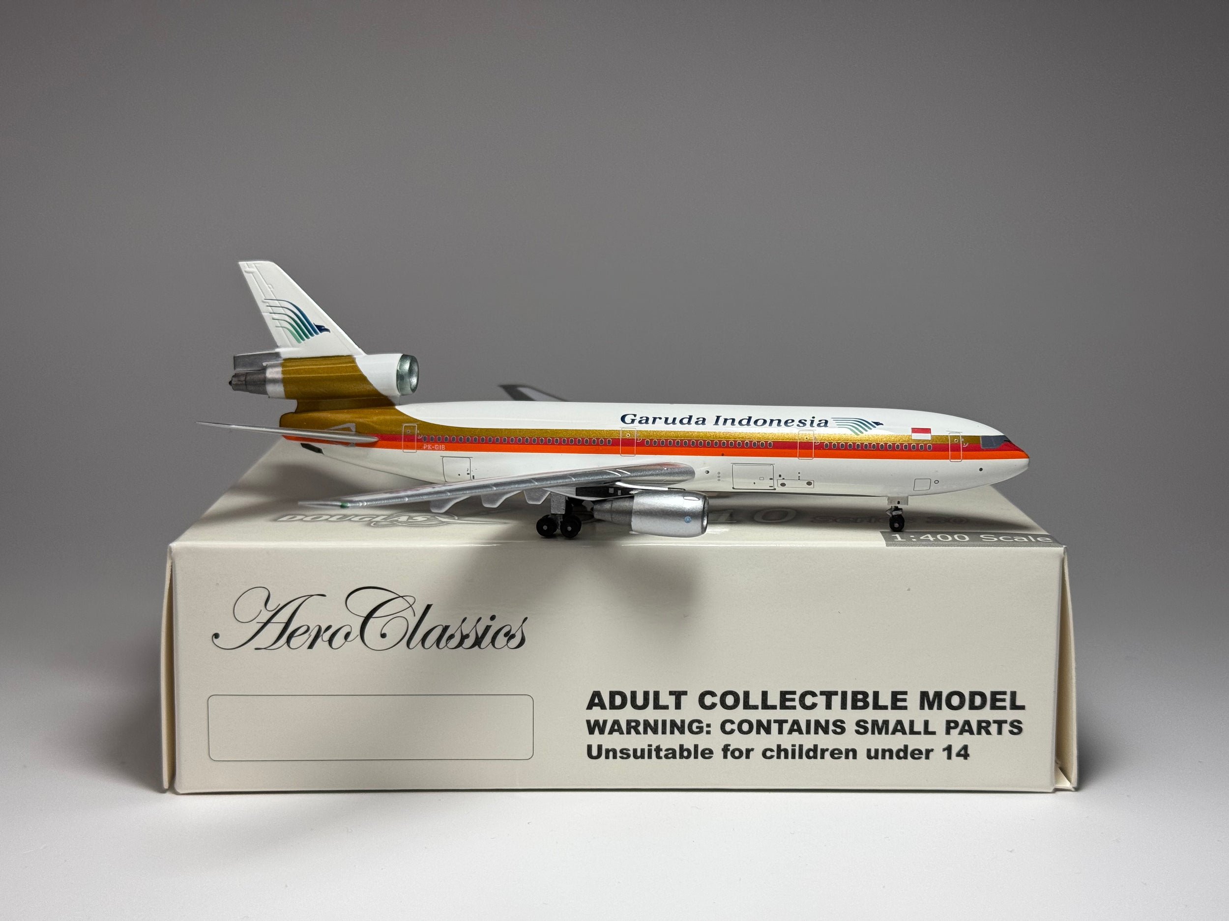 Aeroclassics 1:400 Garuda Indonesia Douglas DC-10 PK-GIB Continental Split Livery ACPKGIB