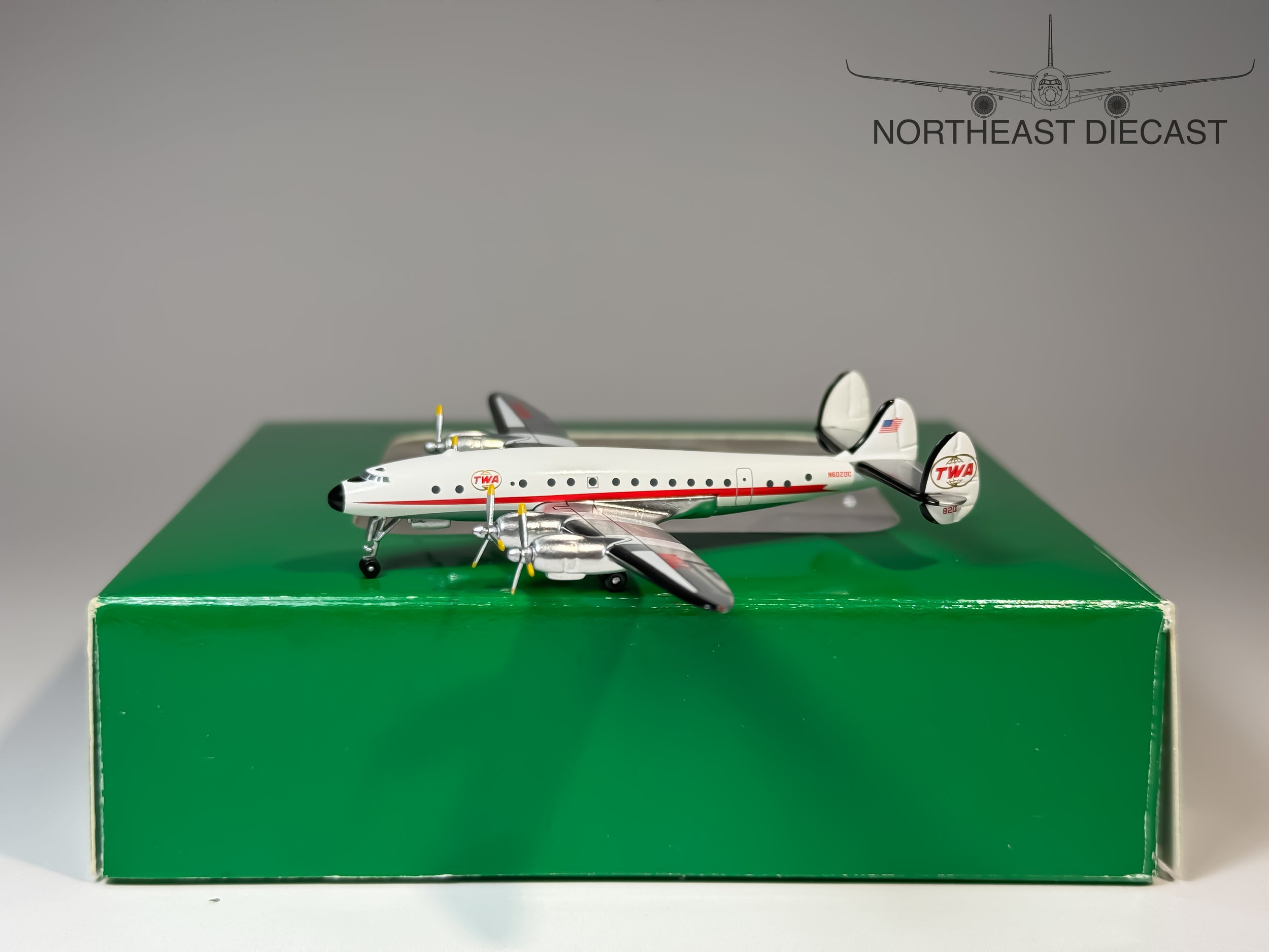 TWA Trans World Airlines Lockheed L-749 1:400 Aeroclassics N6020C (PLTWA003)