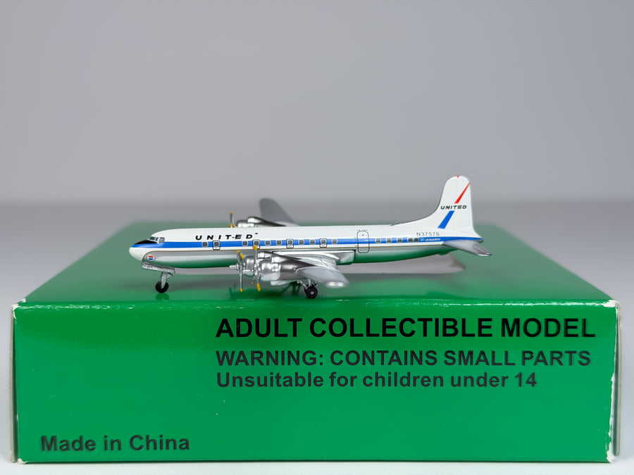 United Airlines Douglas DC-6 1:400 Aeroclassics N37576 (PLUAL001)